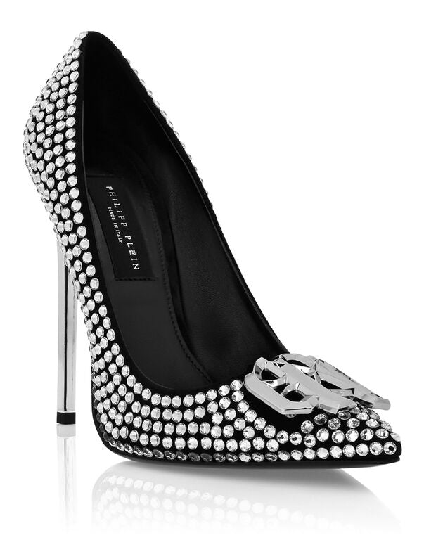 Strass High Plein Heels Decollete Gothic Plein