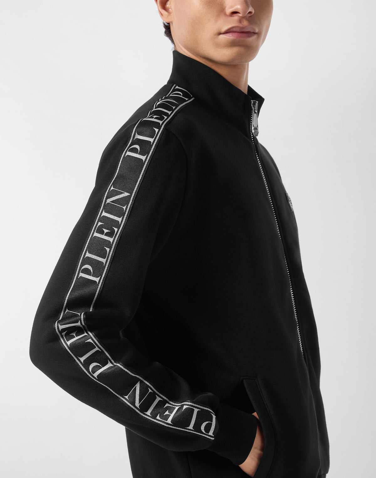 Fleece Tracksuit Jacket Plein Tape