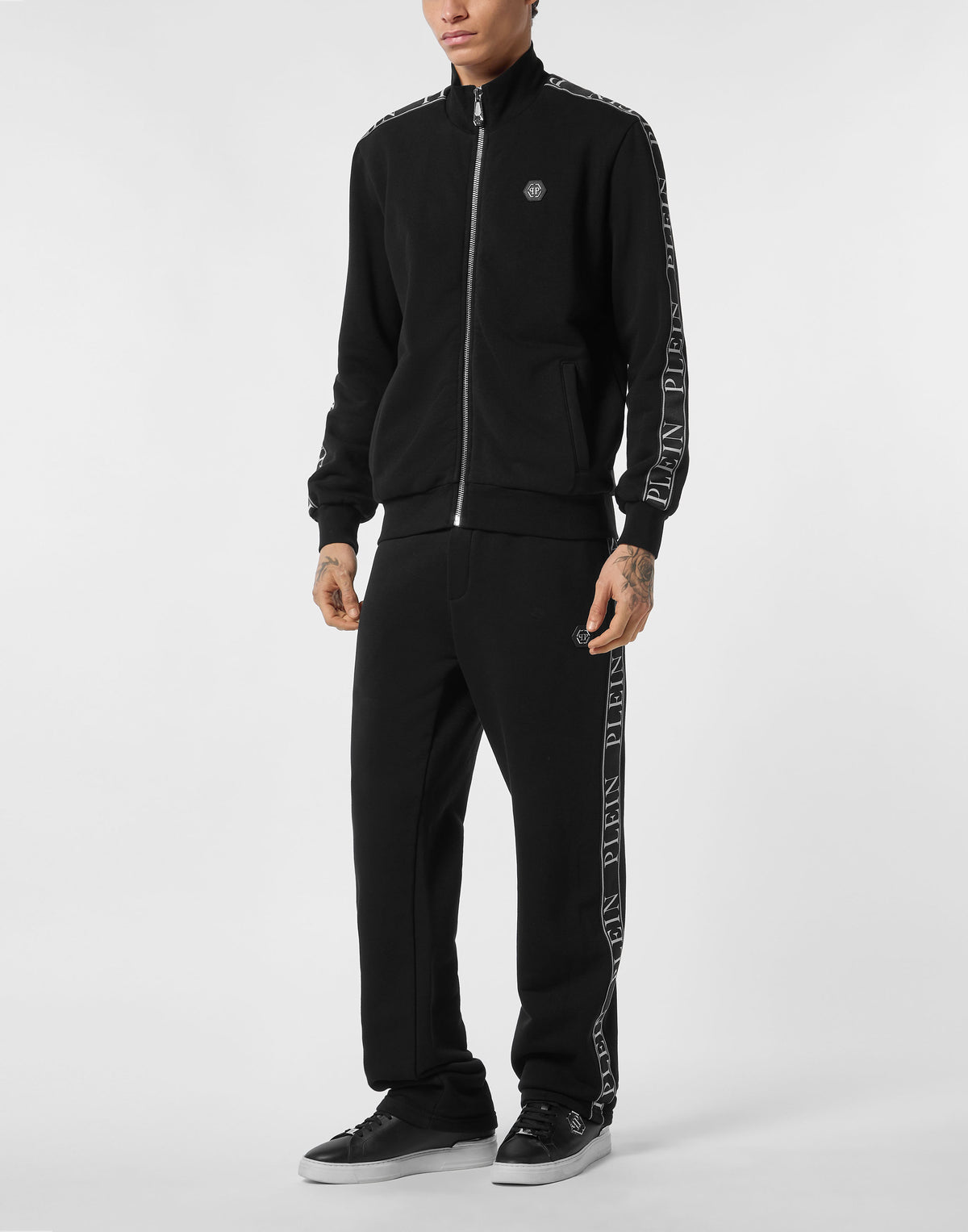 Fleece Tracksuit Jacket Plein Tape