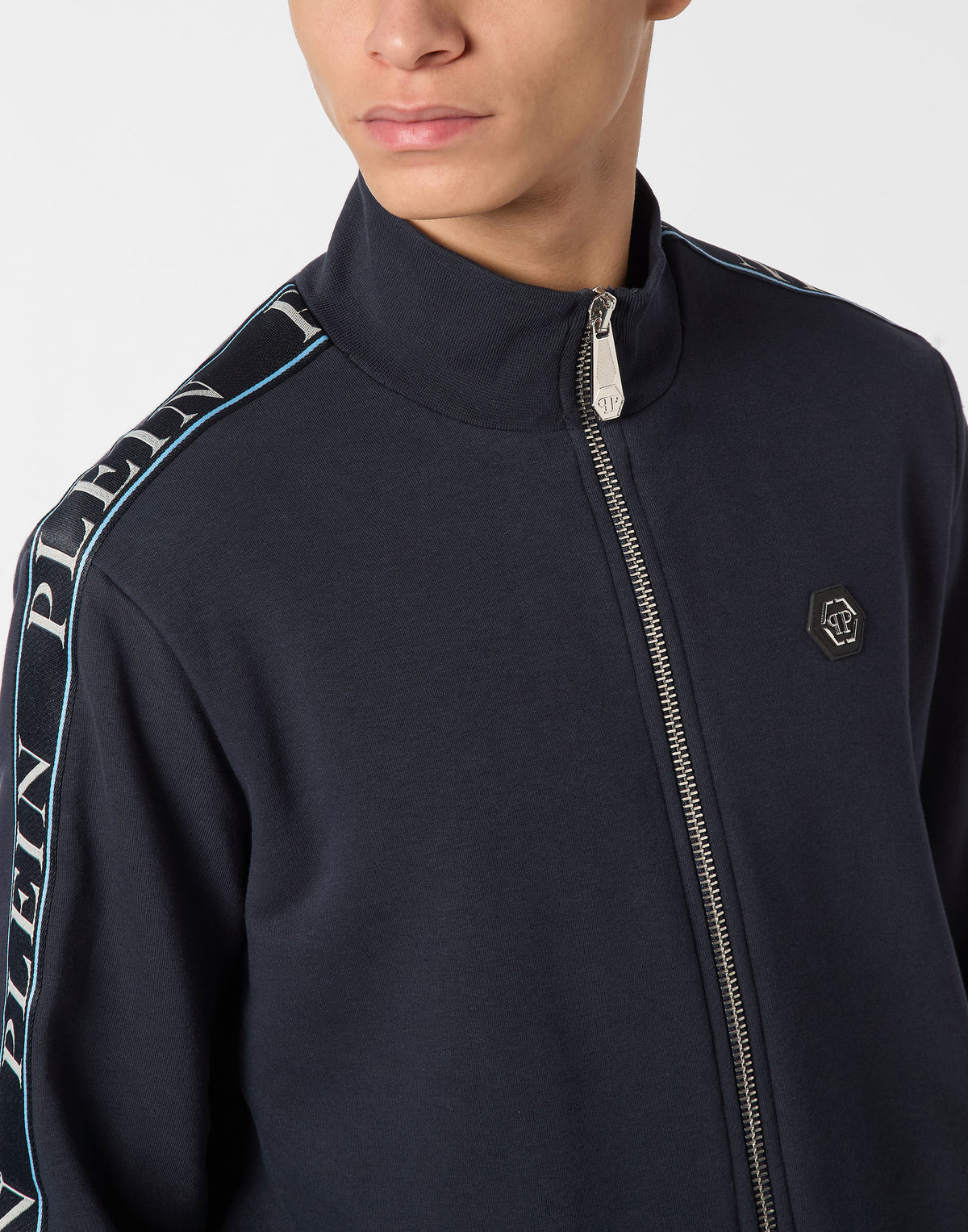 Fleece Tracksuit Jacket Plein Tape