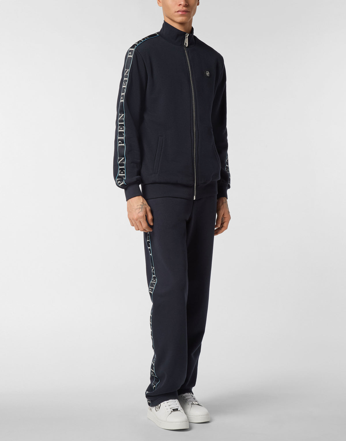 Fleece Tracksuit Jacket Plein Tape