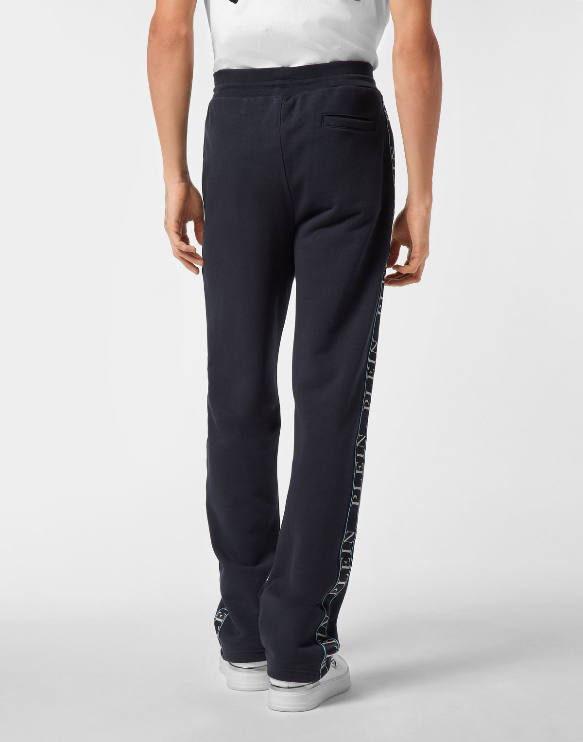 Fleece Tracksuit Pants Plein Tape