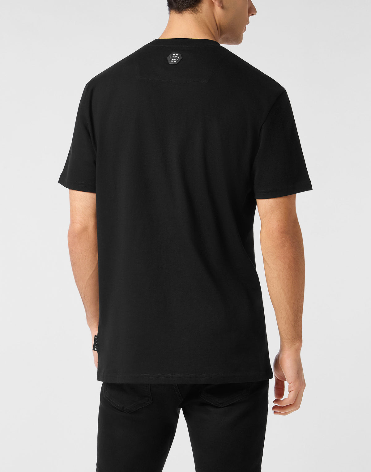 Round Neck T-Shirt Skull Strass