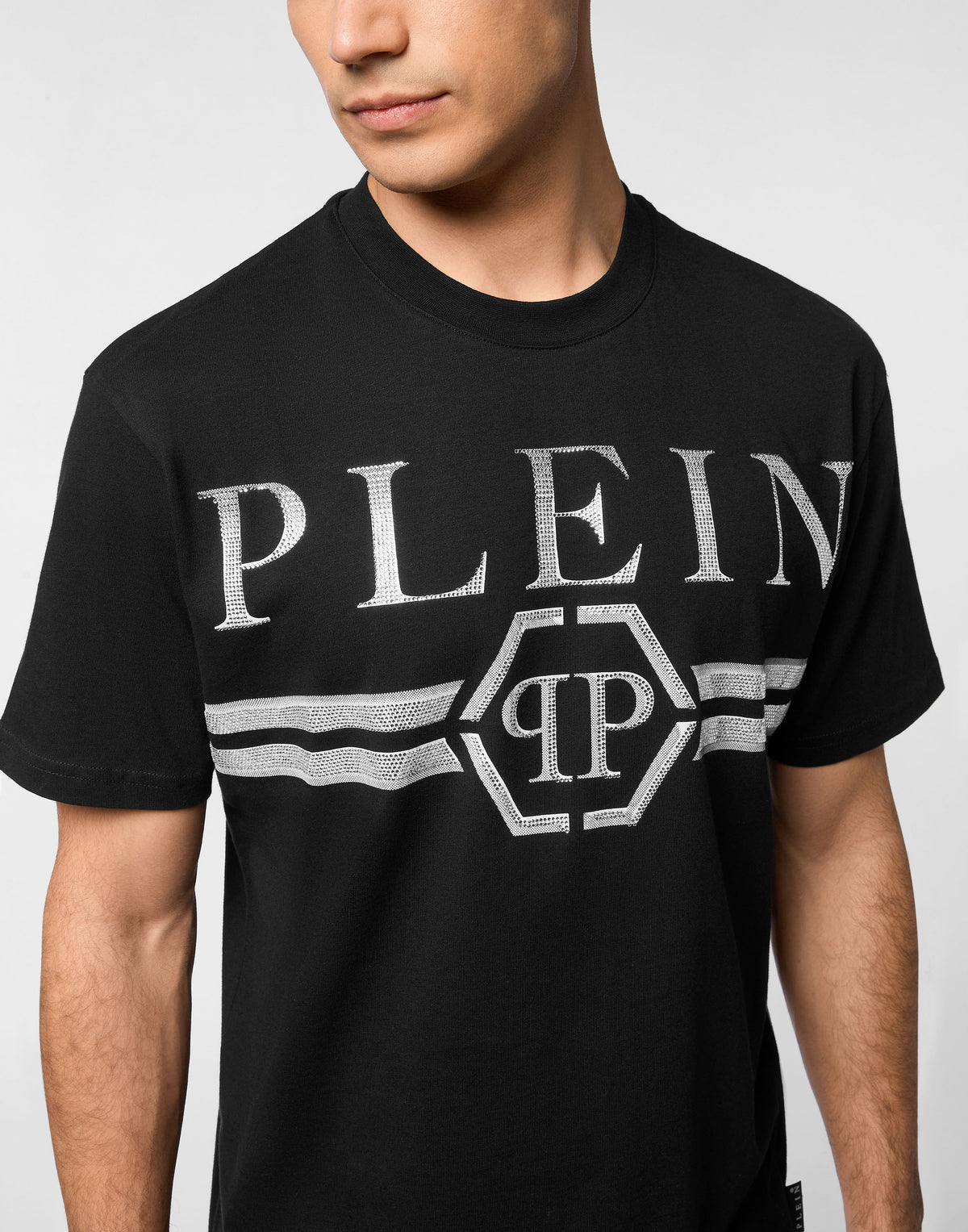 Round Neck T-Shirt Full Of Stones Stripes