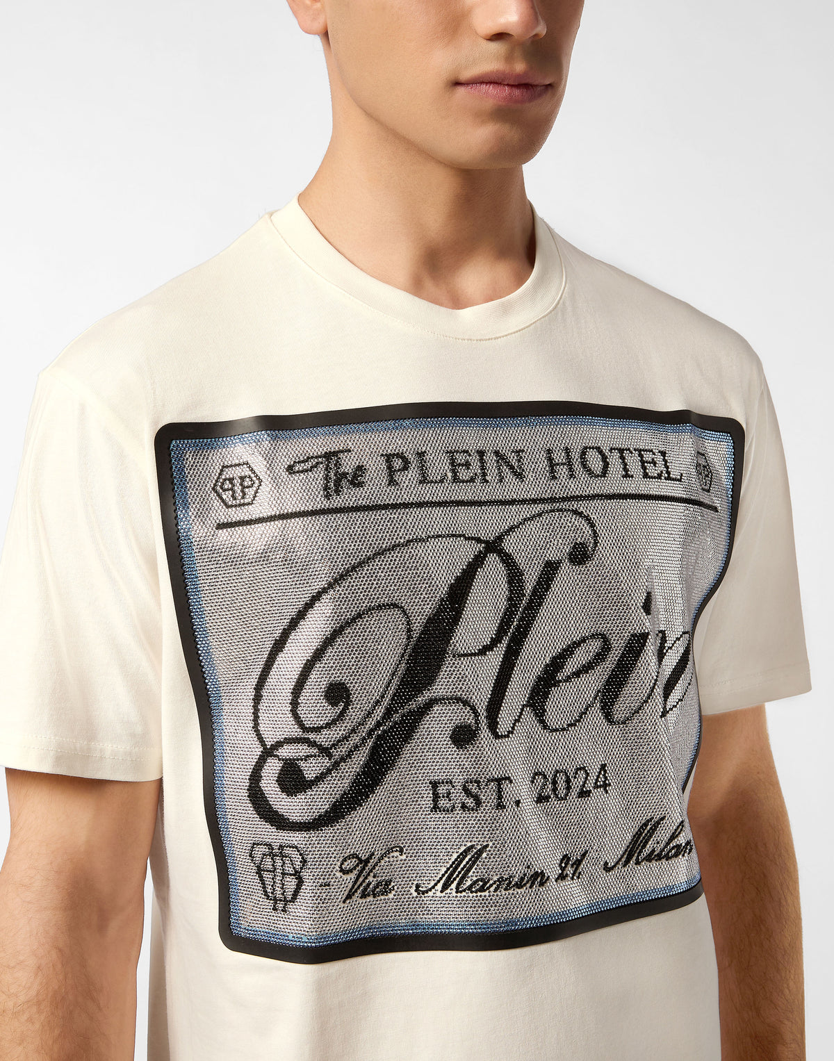 Round Neck T-Shirt Patch Stones