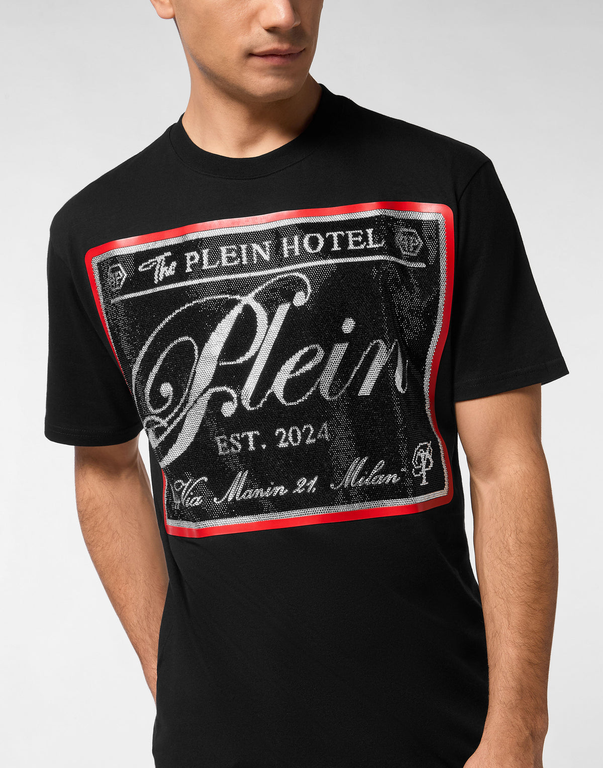 Round Neck T-Shirt Patch Stones