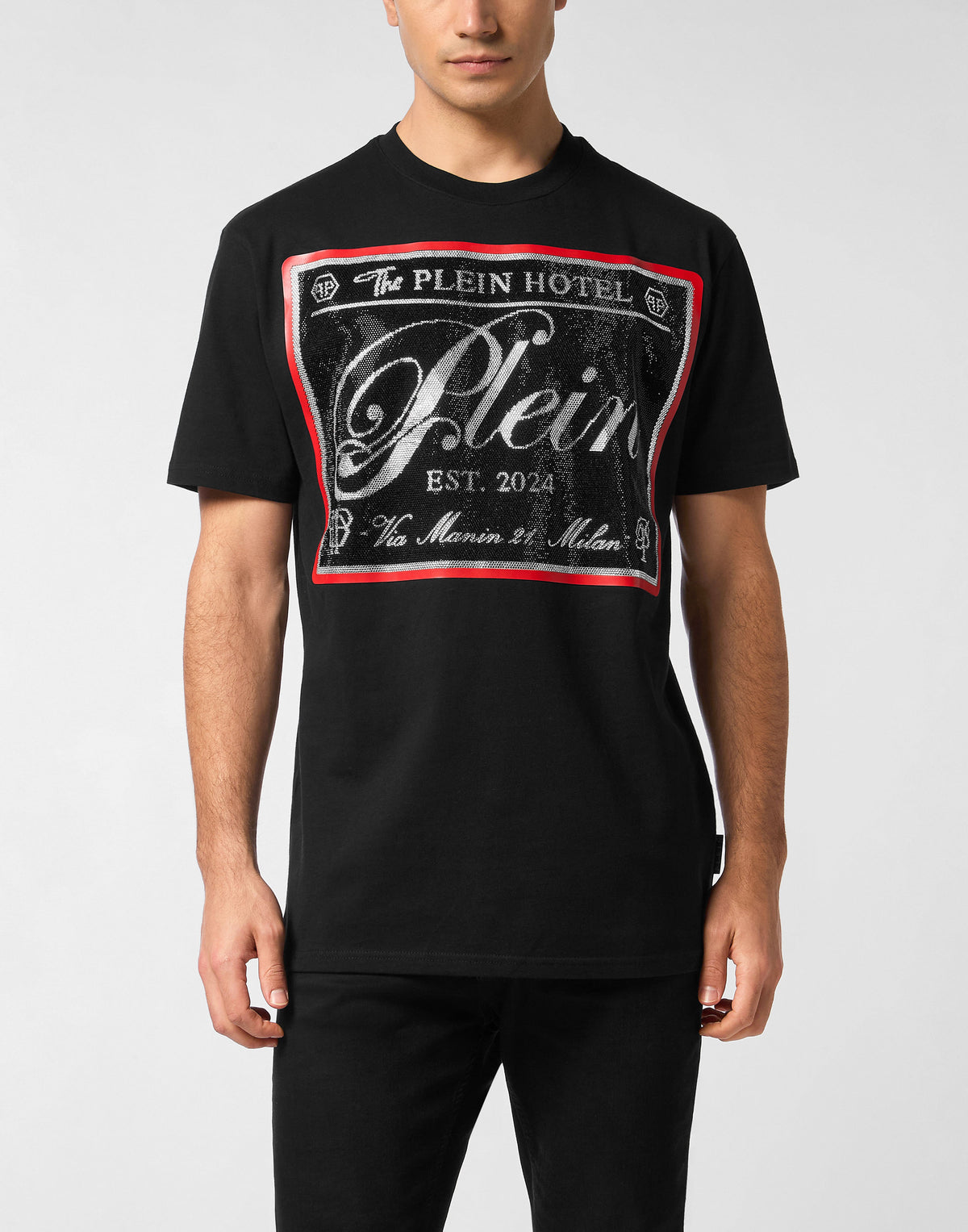 Round Neck T-Shirt Patch Stones