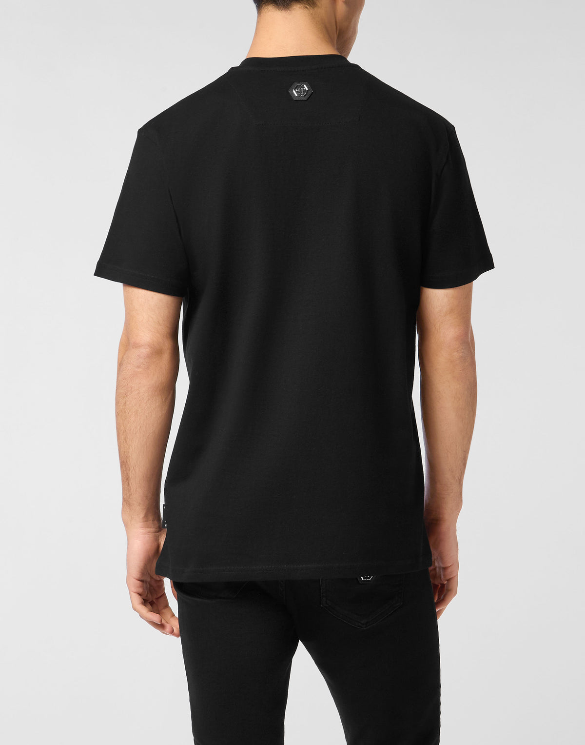 Printed Round Neck T-Shirt Italic