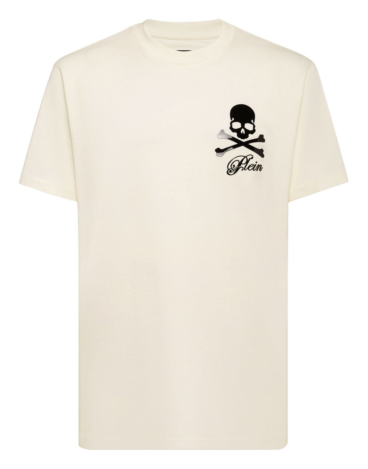 Printed Round Neck T-Shirt Skull & Bones