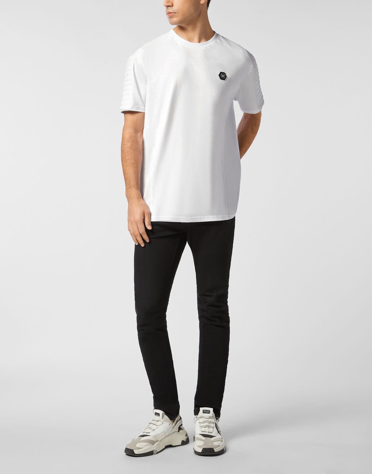 Round Neck T-Shirt Biker Cut