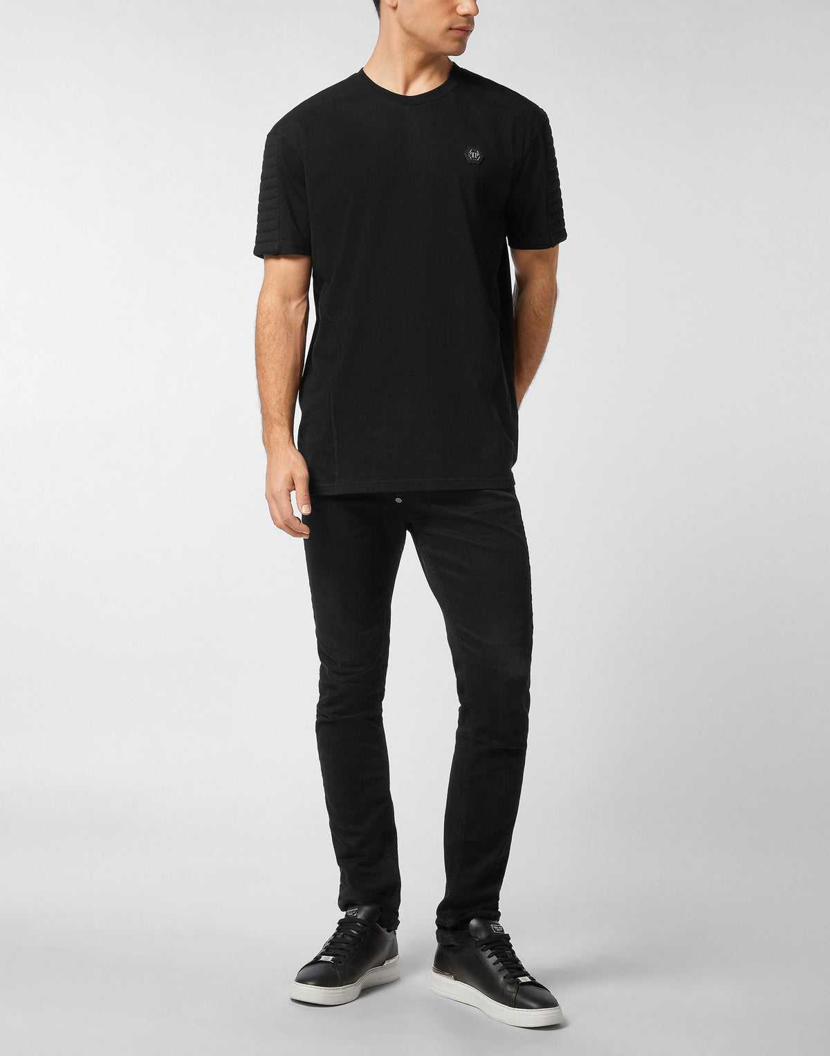 Round Neck T-Shirt Biker Cut