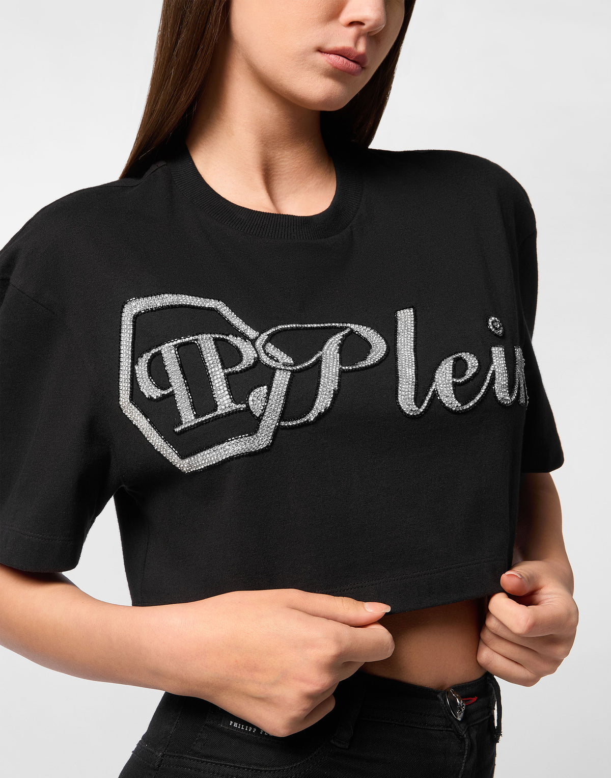 Cropped T-Shirt Crystal Signature