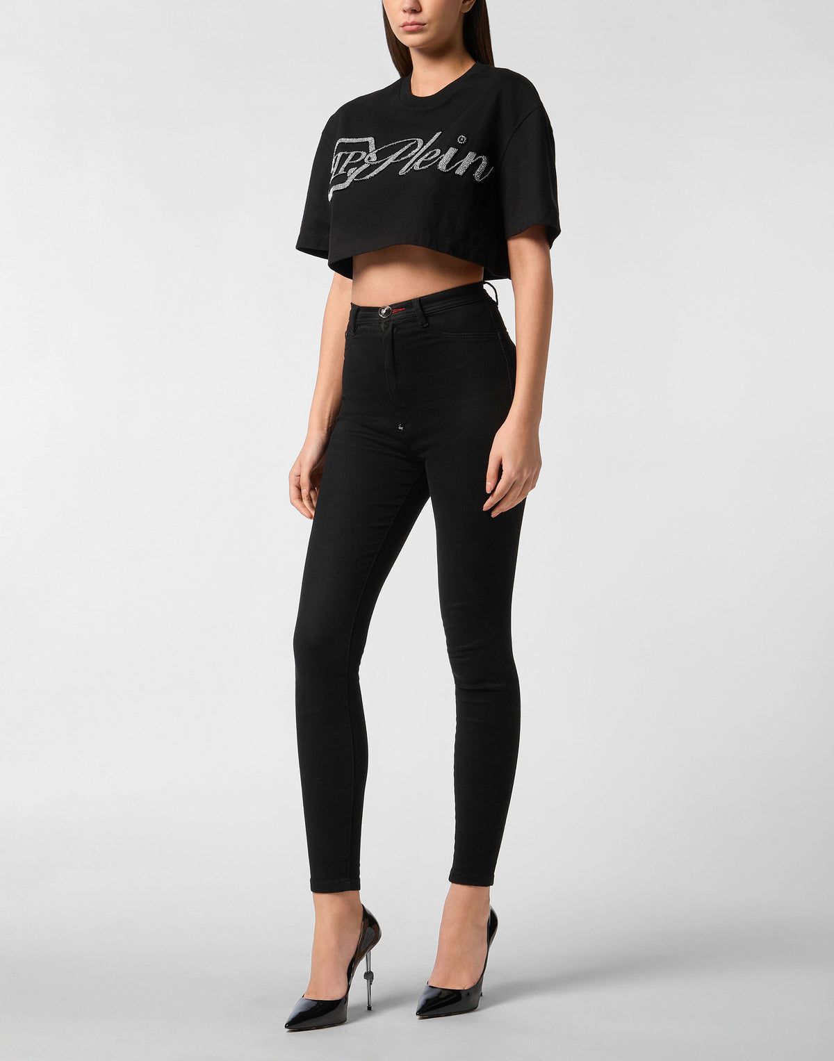 Cropped T-Shirt Crystal Signature