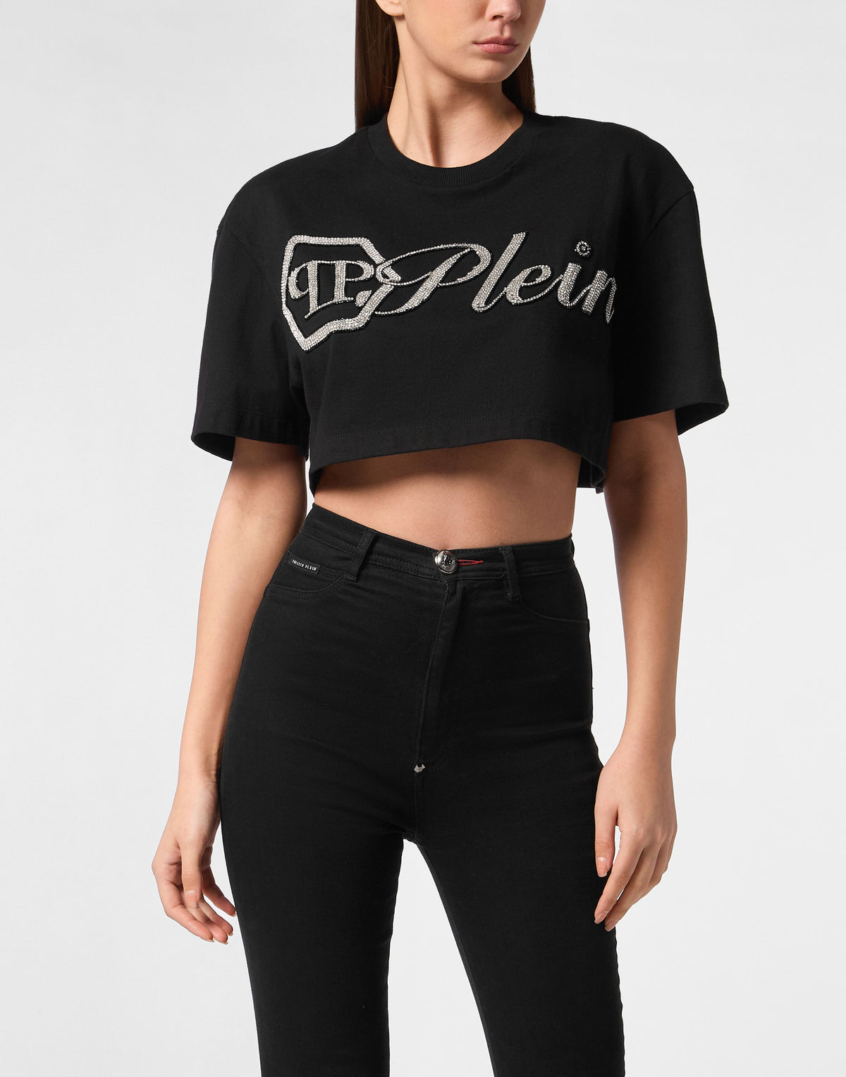 Cropped T-Shirt Crystal Signature