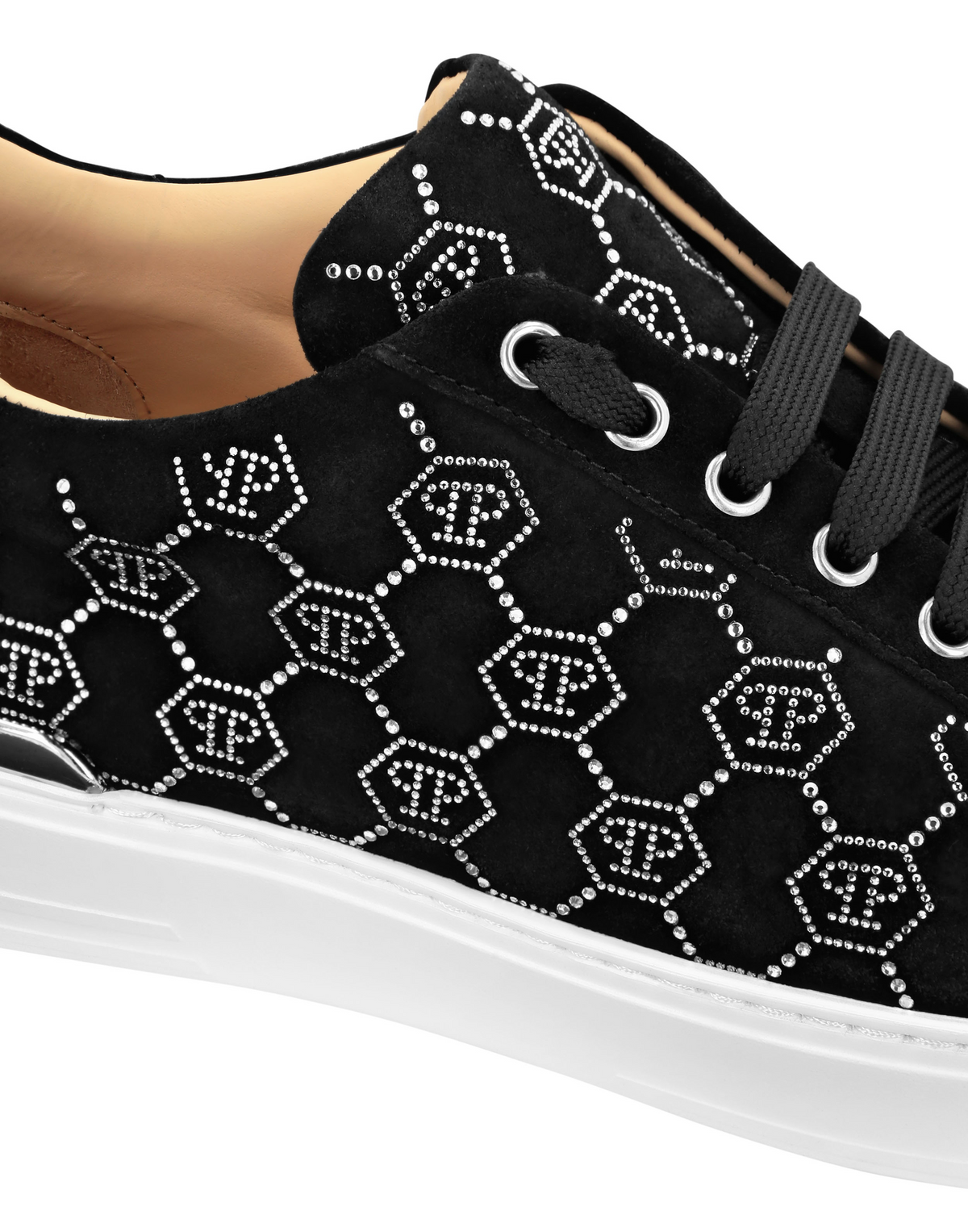 Nappa Leather Lo-Top Sneakers Strass Monogram