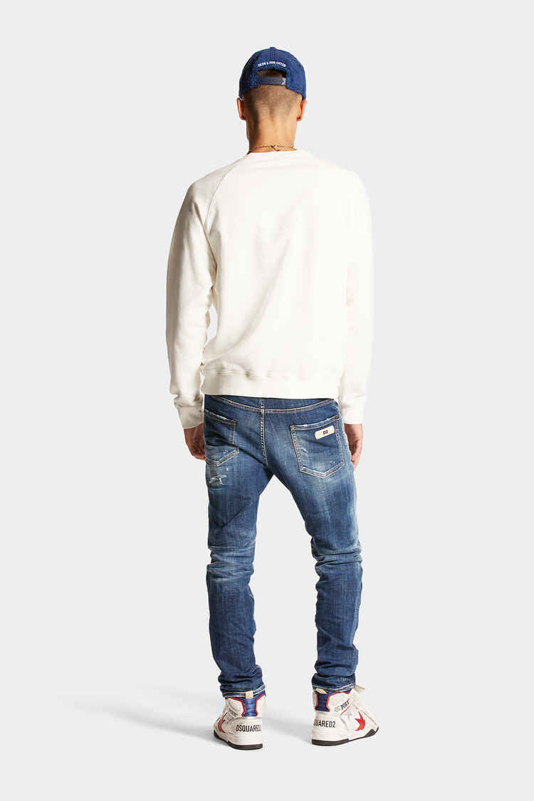 DARK RIPPED CAST WASH COOL GUY JEANS