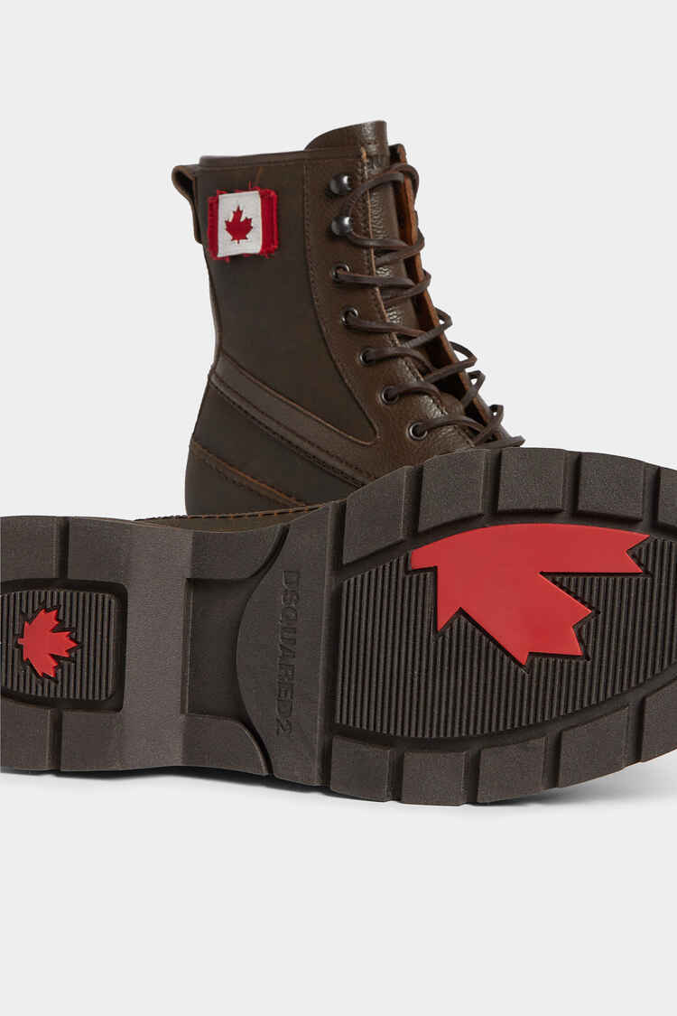 CANADIAN FLAG ANKLE BOOTS