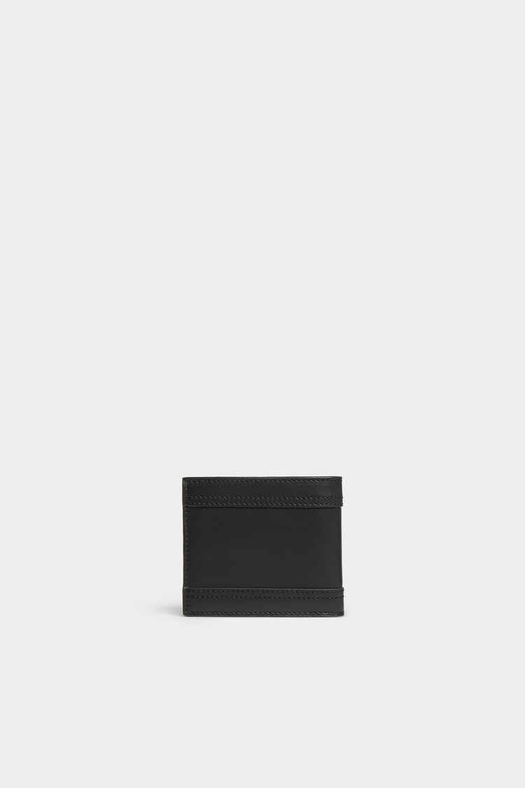 DEEP BLACK LEATHER WALLET