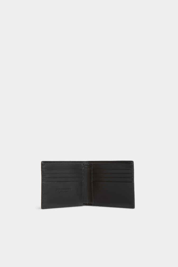 DEEP BLACK LEATHER WALLET