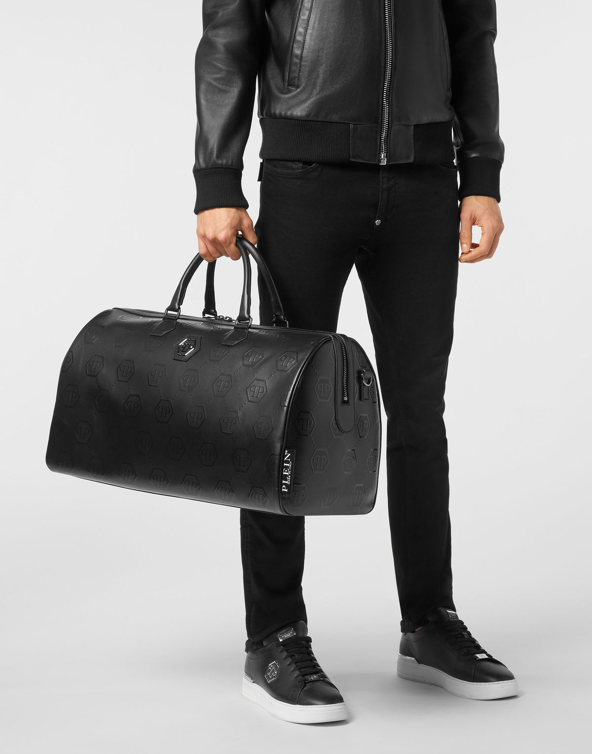 Nappa Handle Bag Weekend Embossed Monogram-YC Group|Luxury Fashion