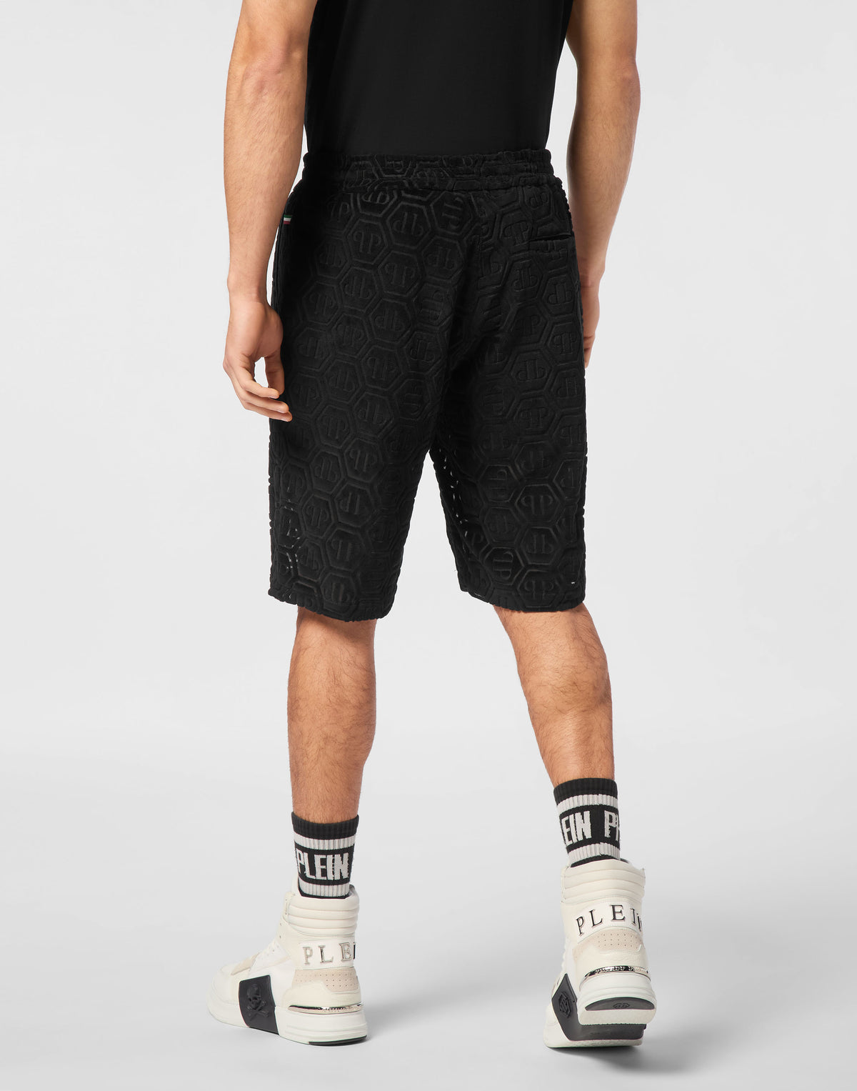 Short Trousers Cool Kid Fit Jacquard-YC Group|Luxury Fashion