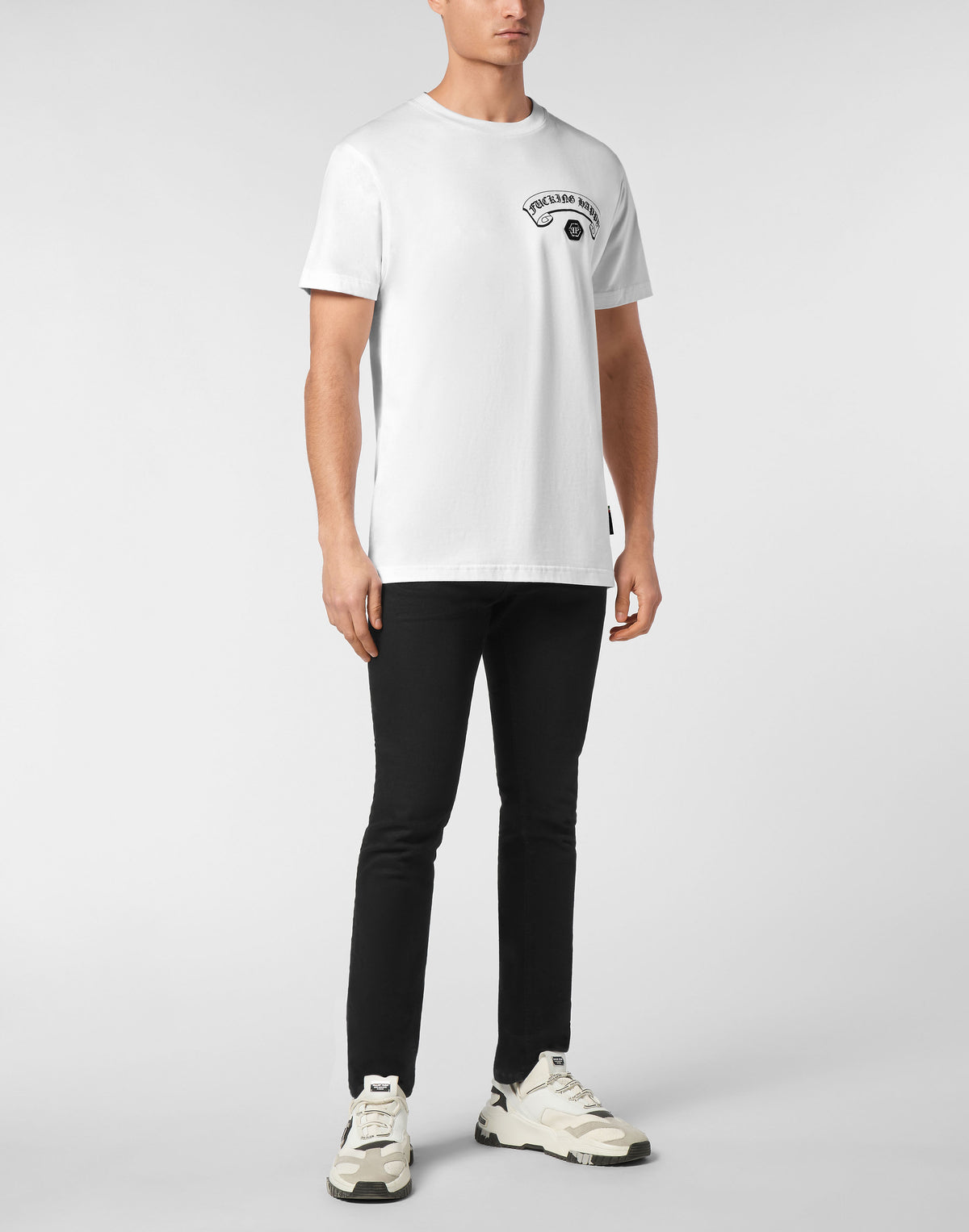 T-shirt Round Neck SS Gothic Plein-YC Group|Luxury Fashion