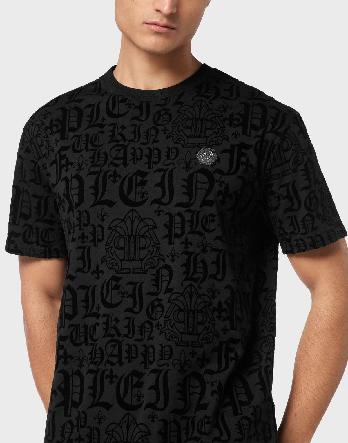 T-shirt Round Neck SS Gothic Plein-YC Group|Luxury Fashion