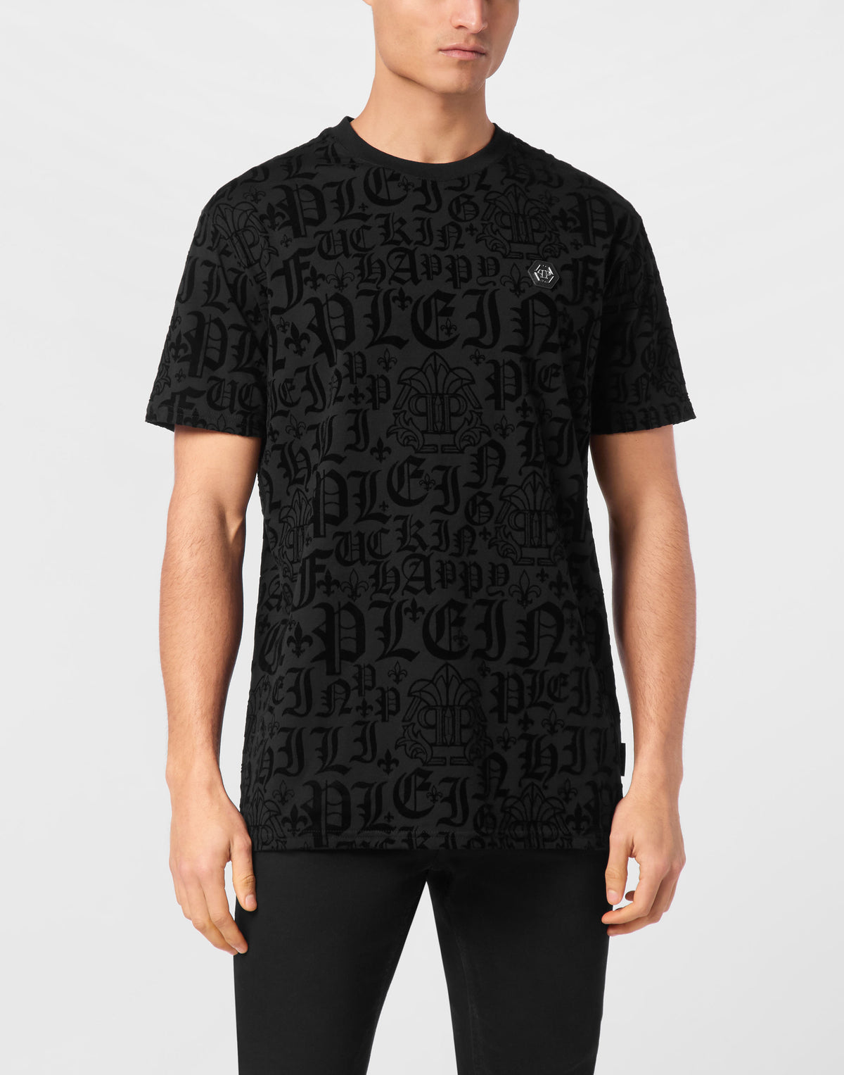 T-shirt Round Neck SS Gothic Plein-YC Group|Luxury Fashion