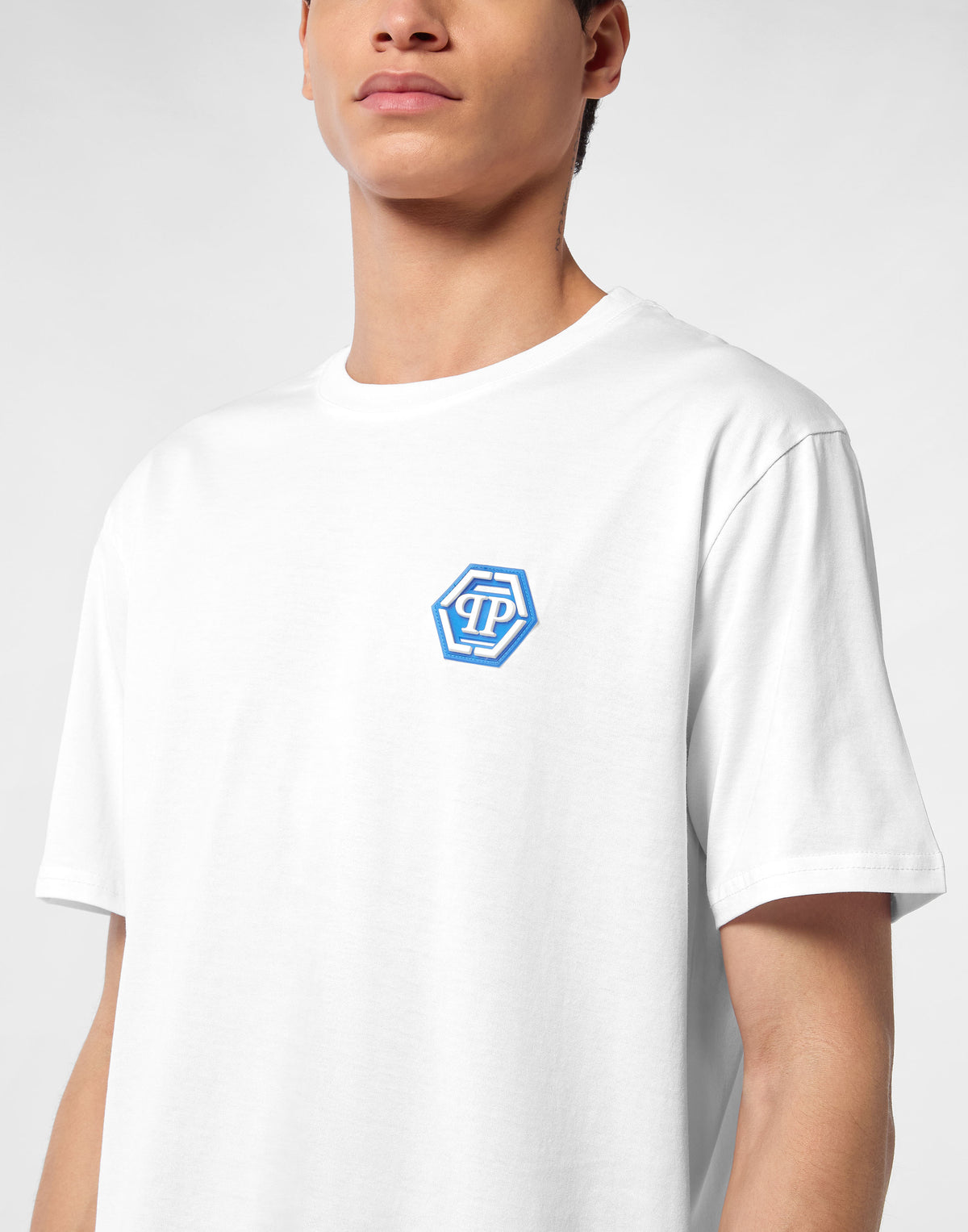 Jersey T-shirt Round Neck SS Iconic Plein-YC Group|Luxury Fashion