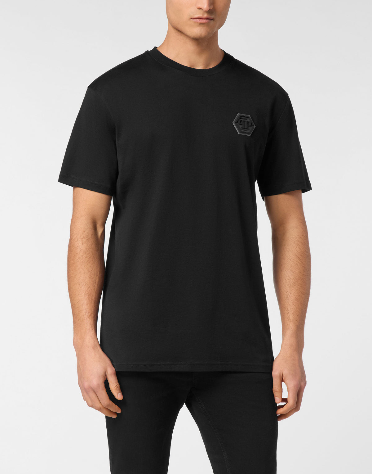 Jersey T-shirt Round Neck SS Iconic Plein-YC Group|Luxury Fashion