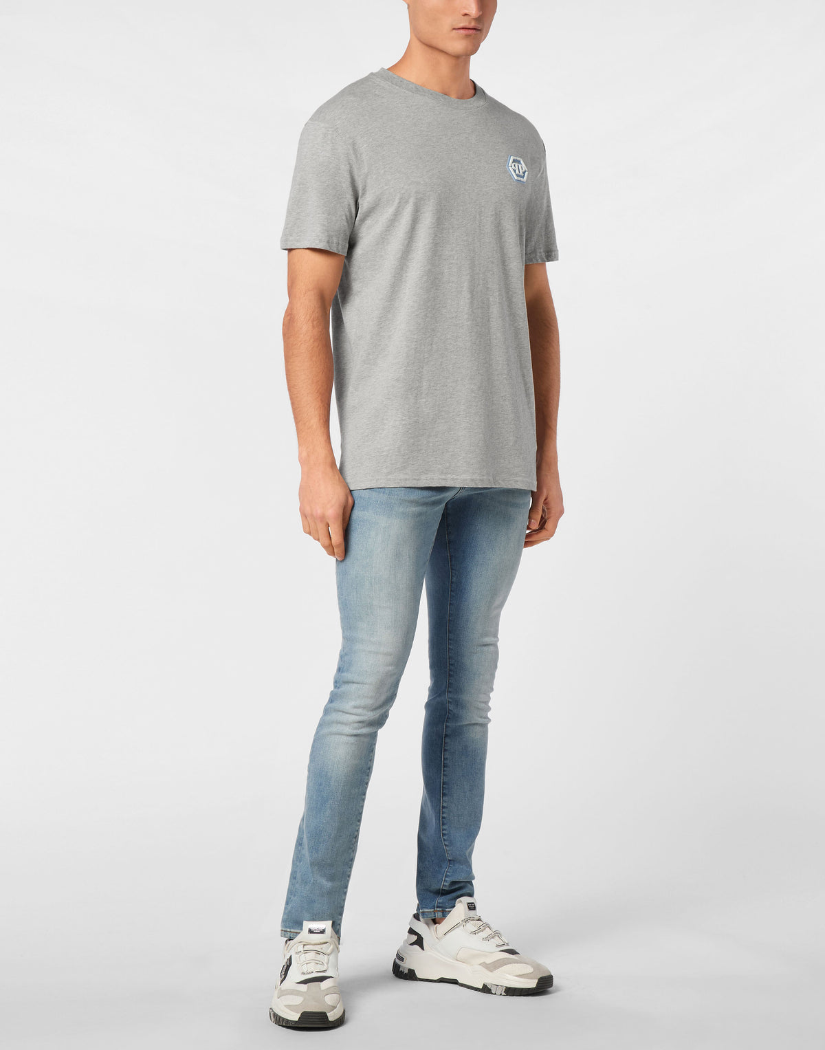 Jersey T-shirt Round Neck SS Iconic Plein-YC Group|Luxury Fashion