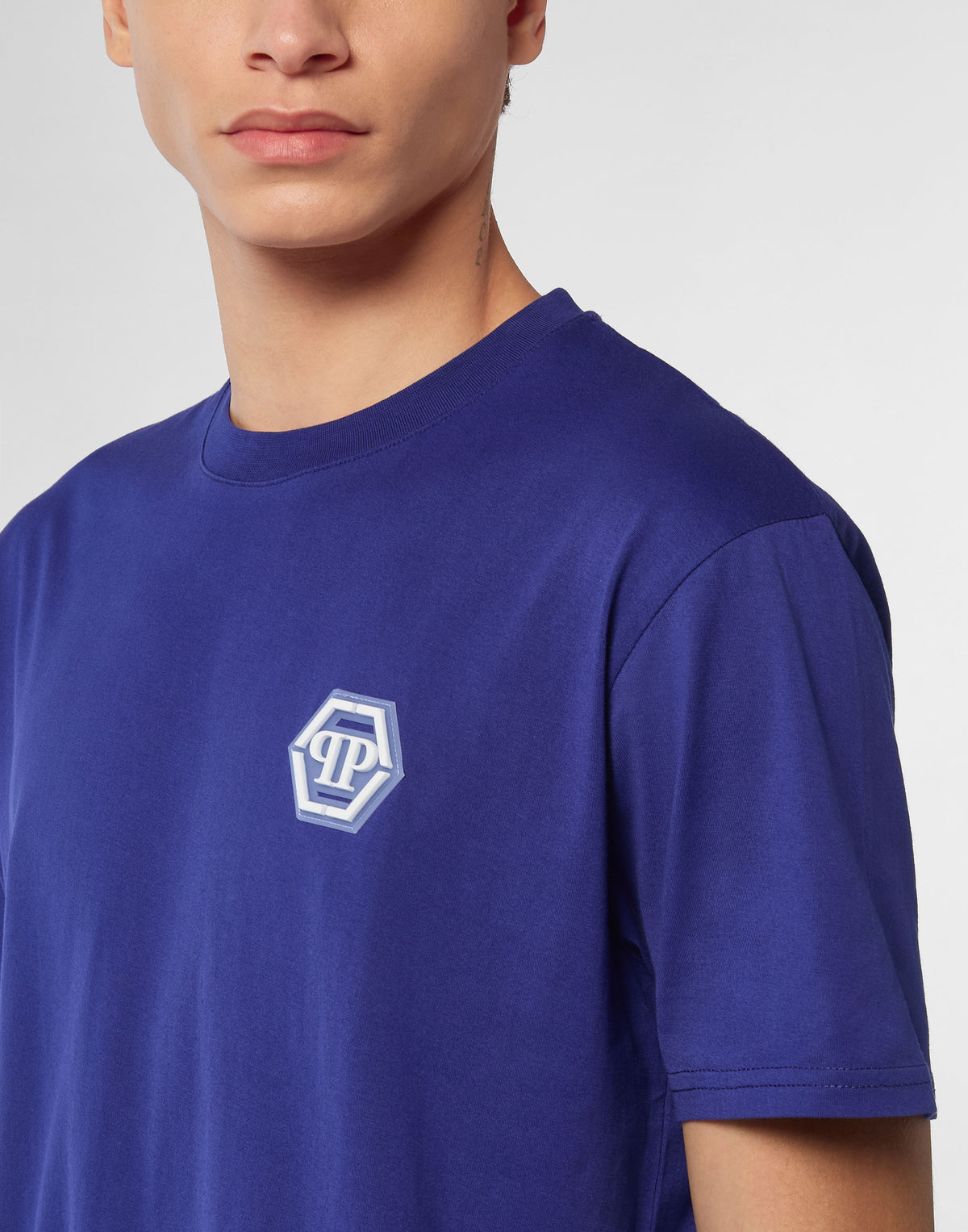 Jersey T-shirt Round Neck SS Iconic Plein-YC Group|Luxury Fashion