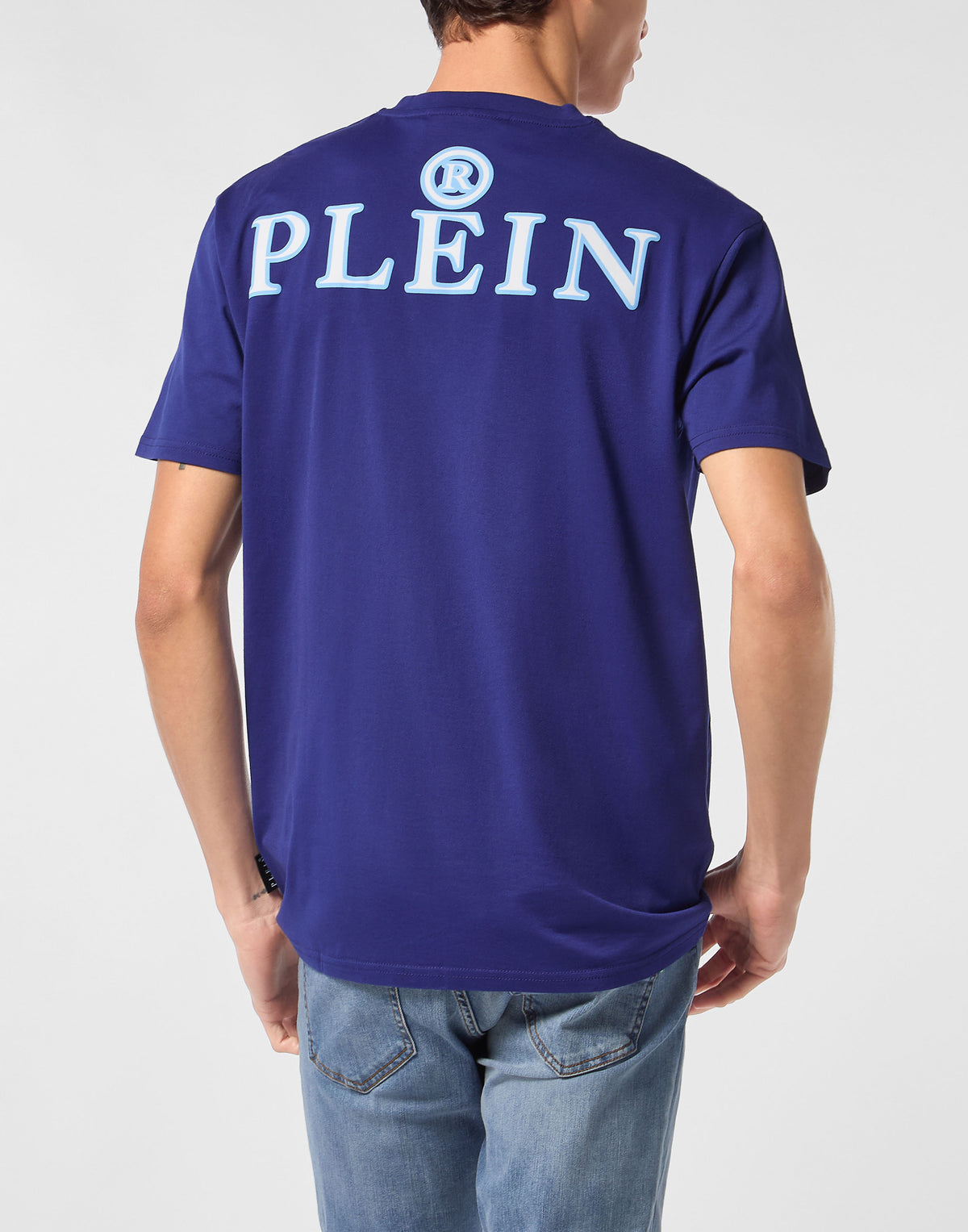 Jersey T-shirt Round Neck SS Iconic Plein-YC Group|Luxury Fashion