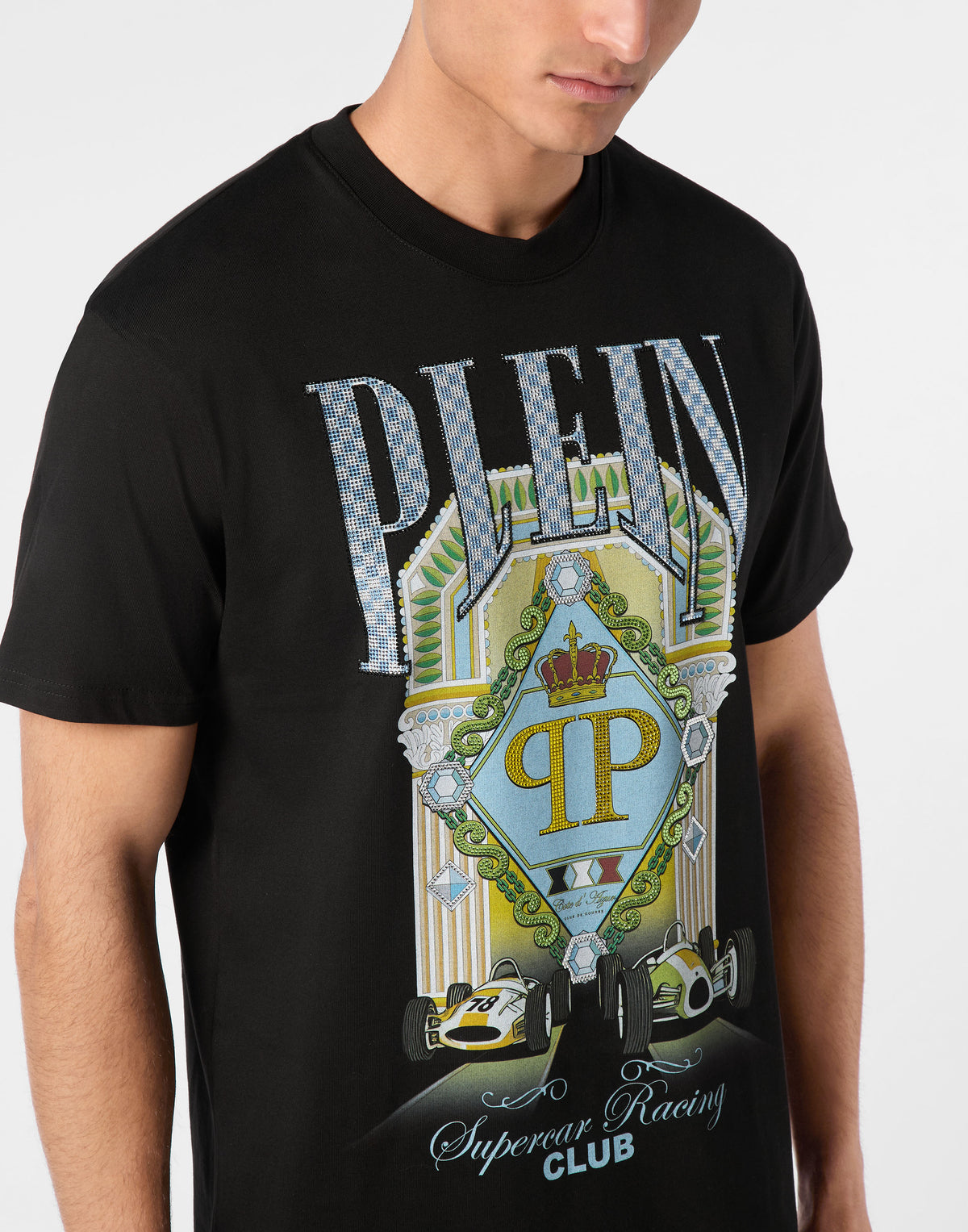 T-shirt Round Neck SS Supercar Racing-YC Group|Luxury Fashion