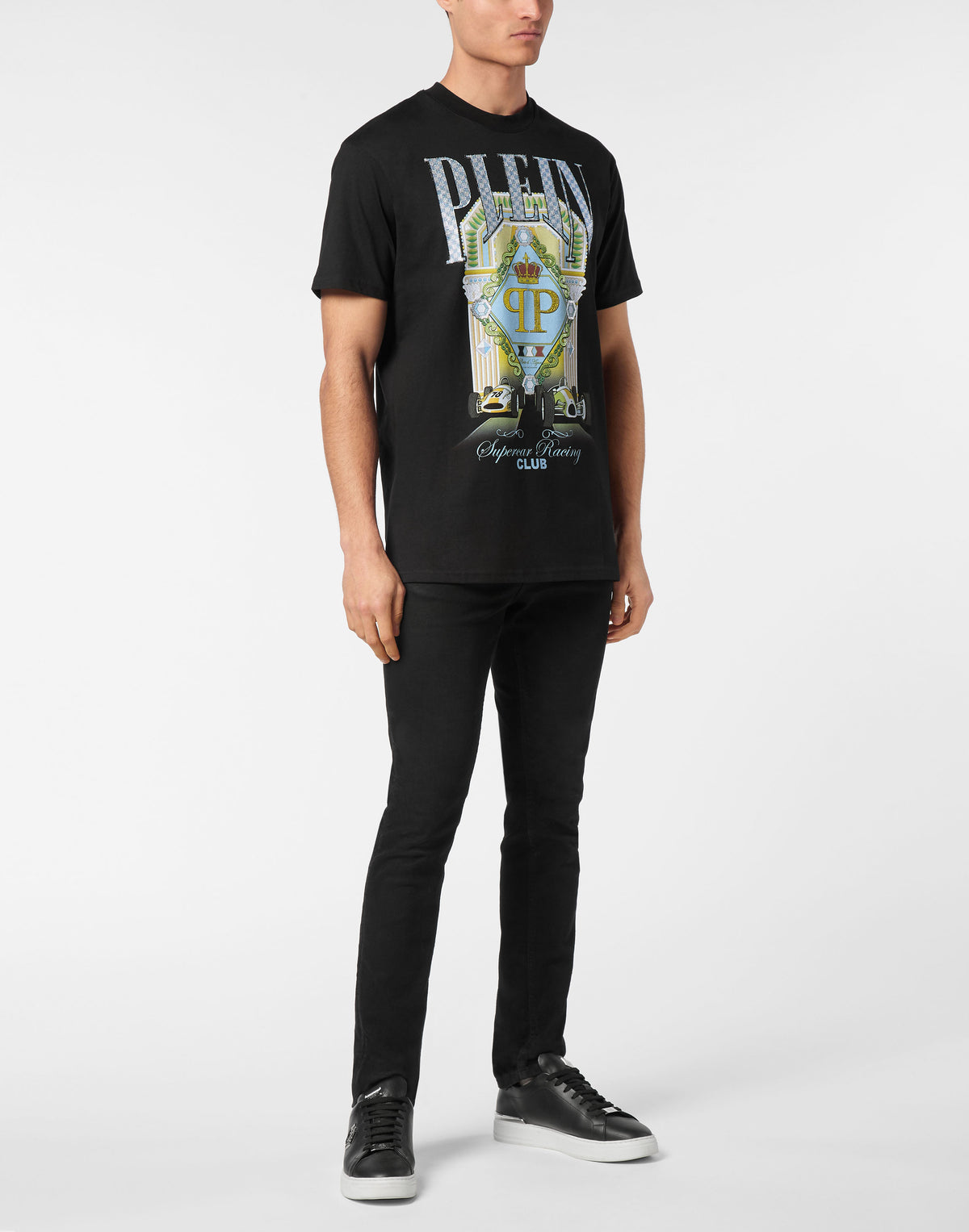 T-shirt Round Neck SS Supercar Racing-YC Group|Luxury Fashion