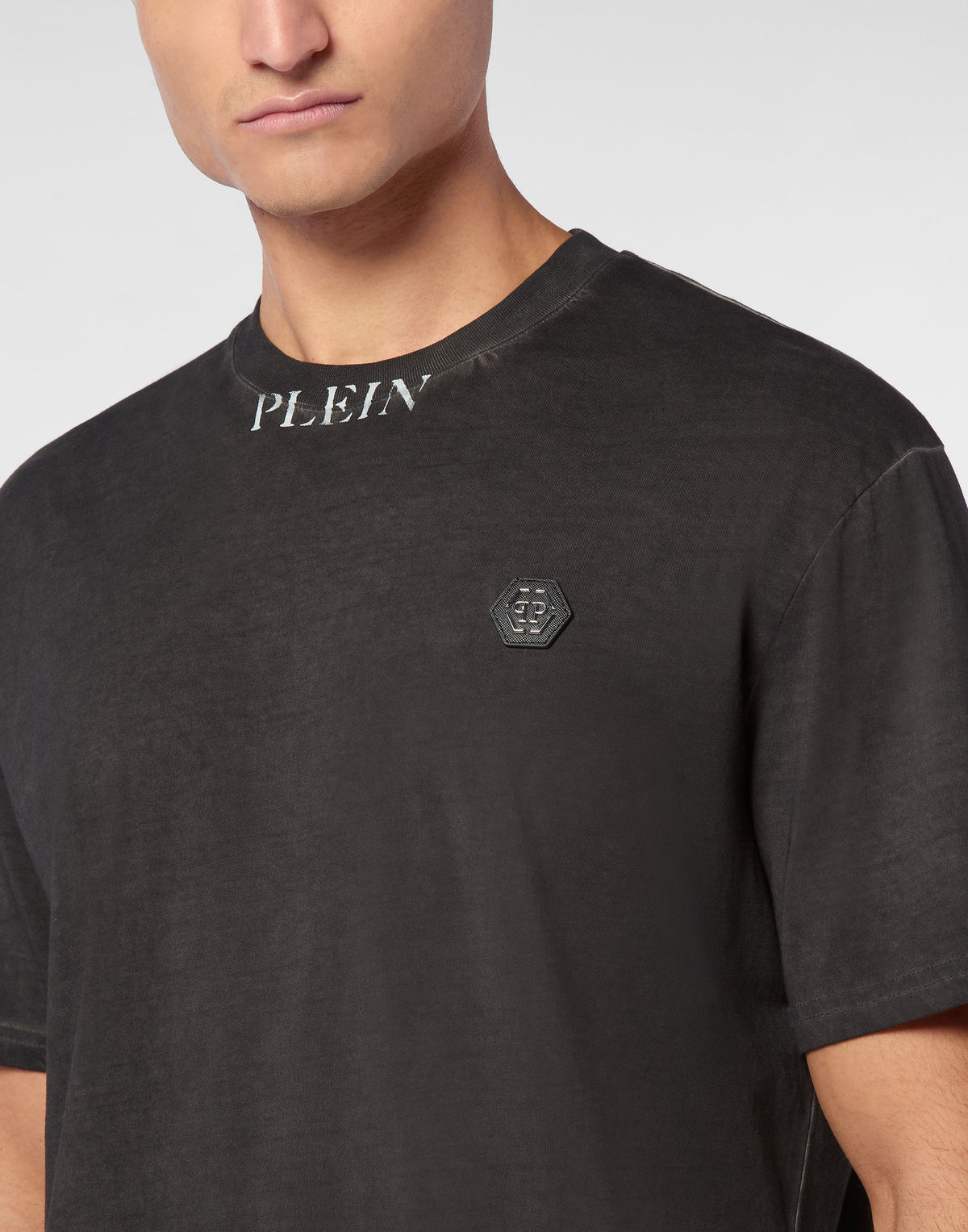 T-shirt Round Neck SS Basic Old Dye-YC Group|Luxury Fashion