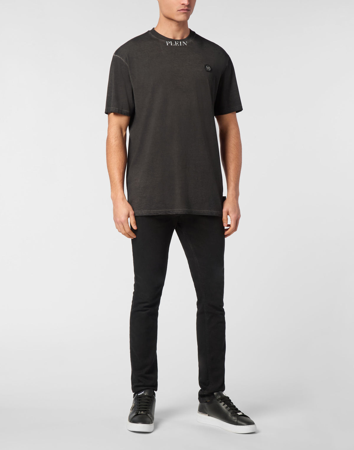 T-shirt Round Neck SS Basic Old Dye-YC Group|Luxury Fashion