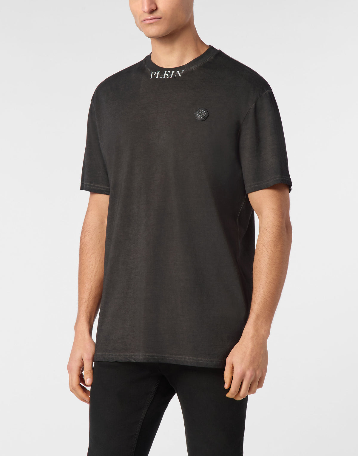 T-shirt Round Neck SS Basic Old Dye-YC Group|Luxury Fashion