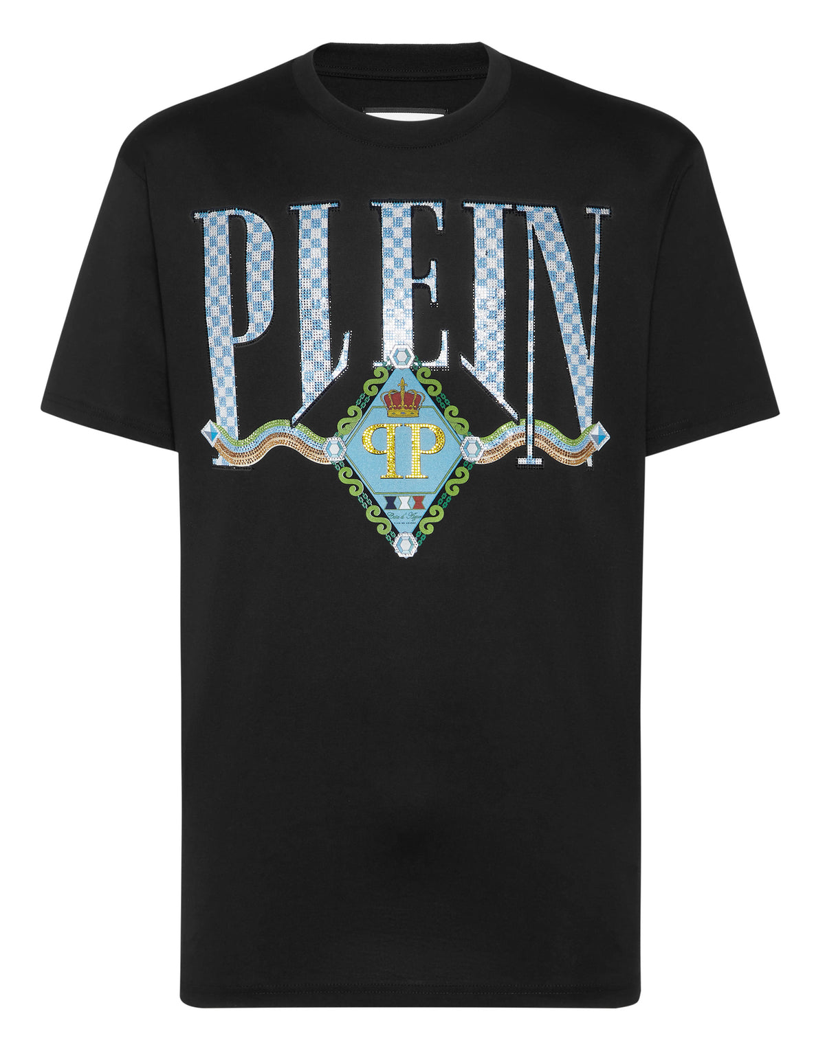 T-shirt Round Neck SS Border Check-YC Group|Luxury Fashion