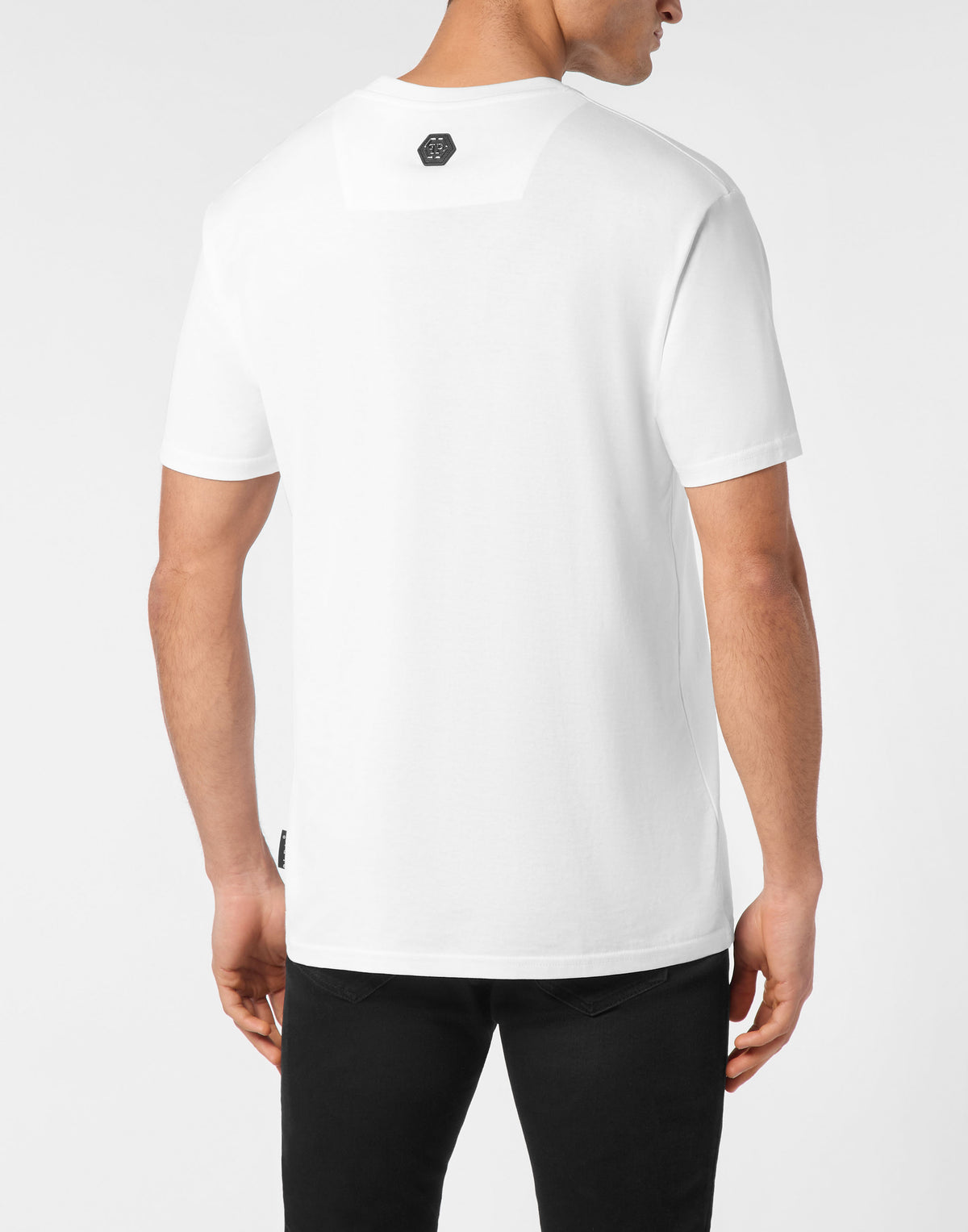T-shirt Round Neck SS Coursive Border-YC Group|Luxury Fashion