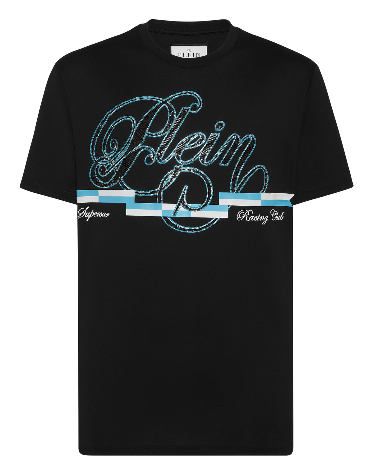 T-shirt Round Neck SS Coursive Border-YC Group|Luxury Fashion