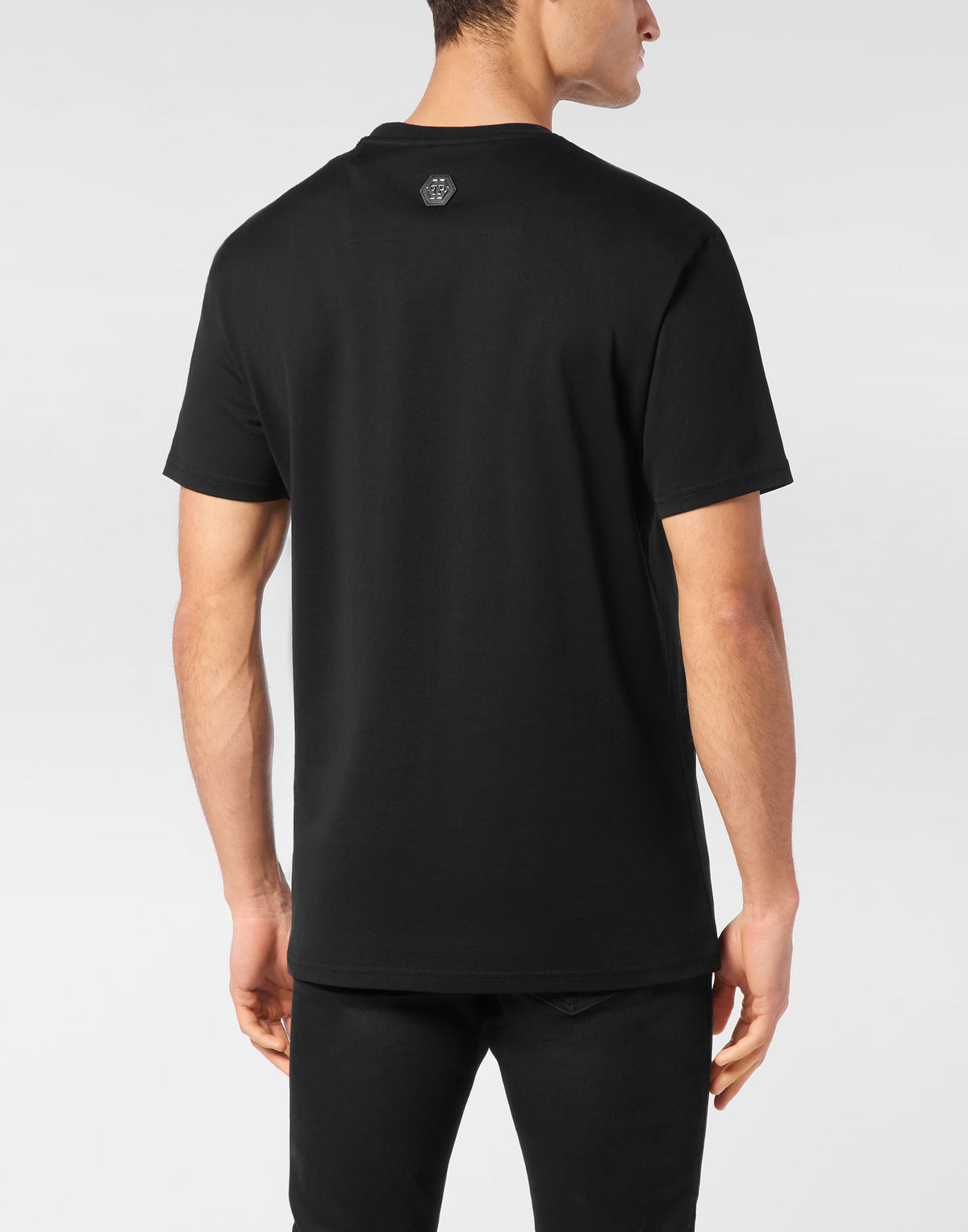 T-shirt Round Neck SS Coursive Border-YC Group|Luxury Fashion