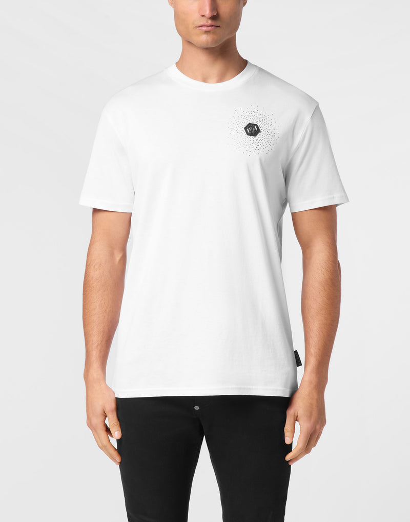 T-shirt Round Neck SS Bling Strass-YC Group|Luxury Fashion