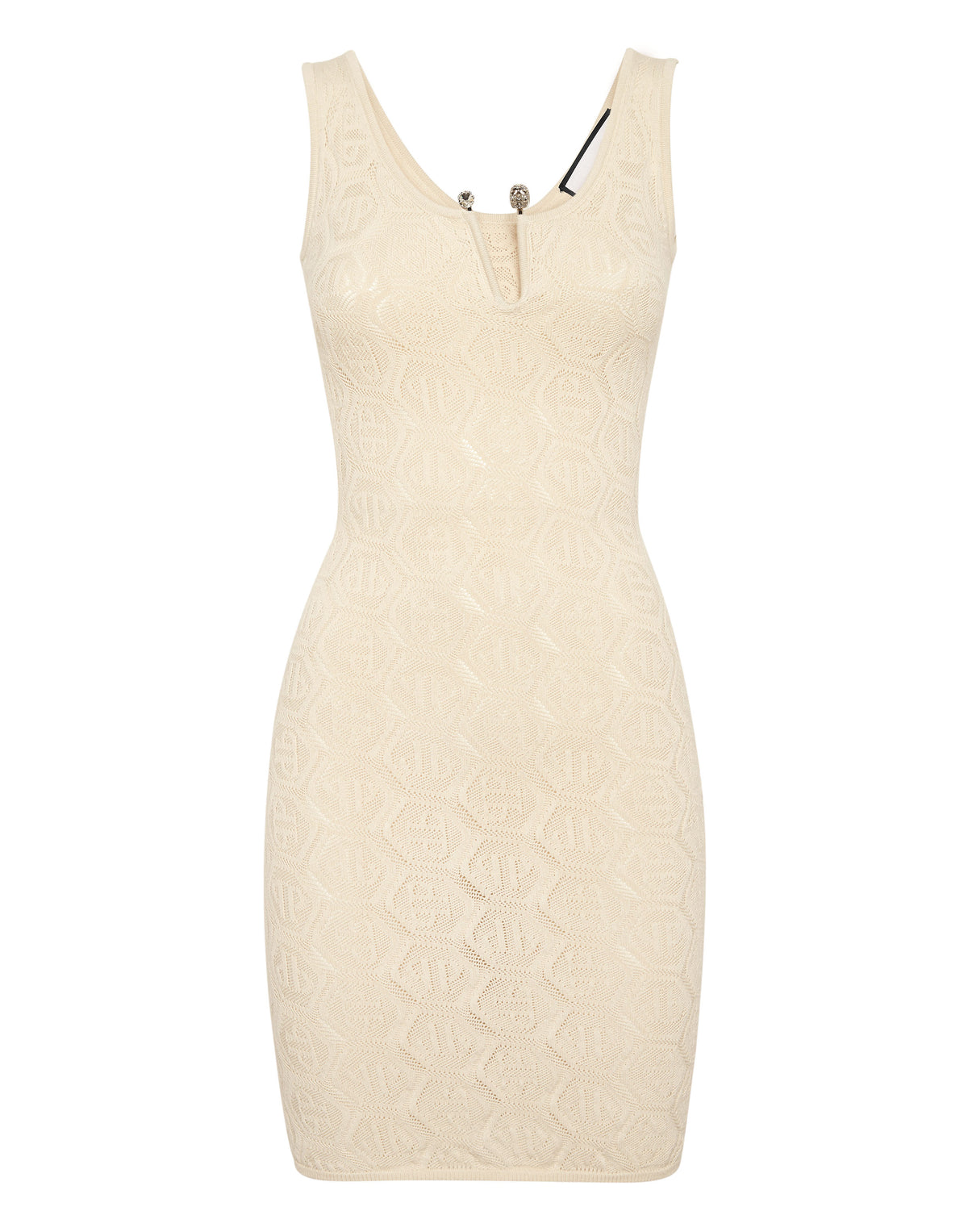 Viscose Mini Dress Monogram-YC Group|Luxury Fashion
