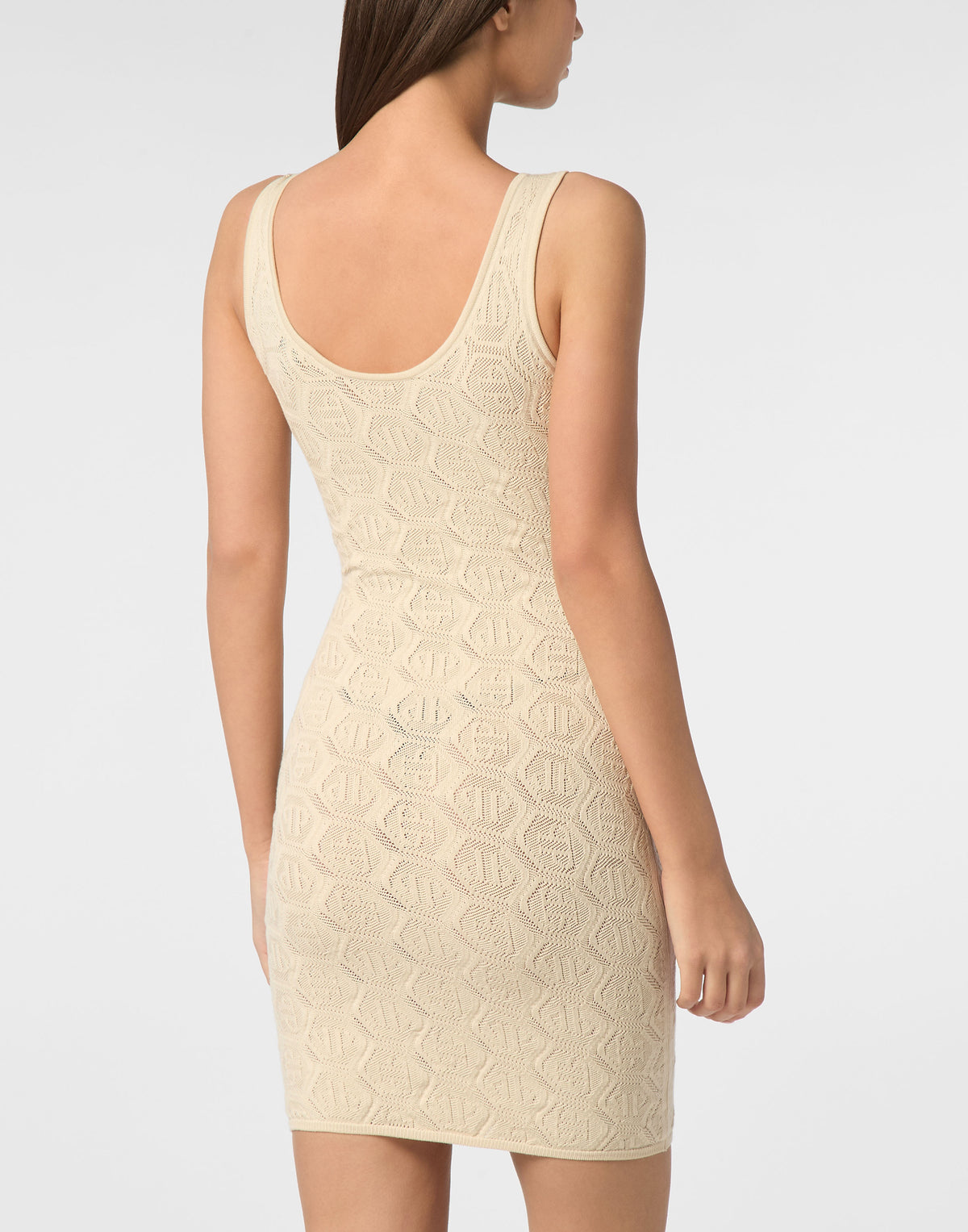 Viscose Mini Dress Monogram-YC Group|Luxury Fashion