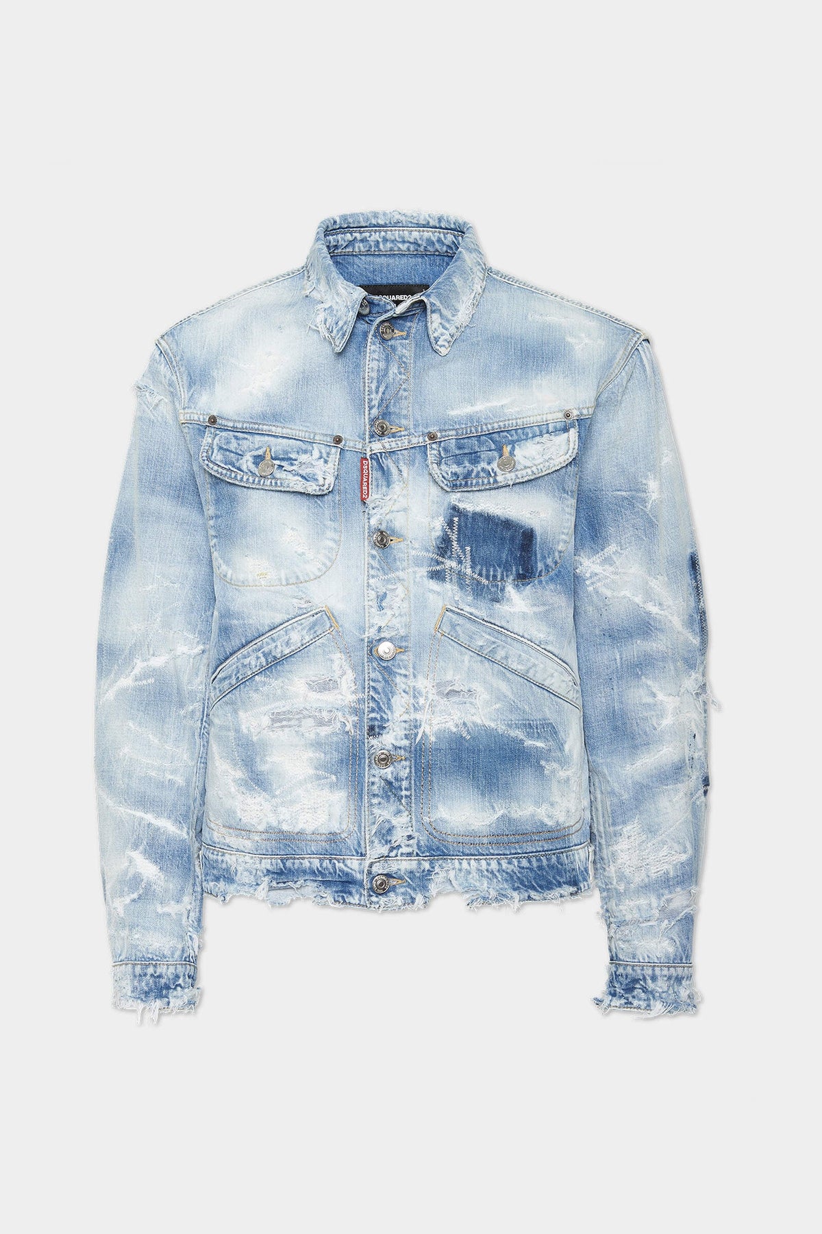 Light Ripped Wash '70s Jean Jacket