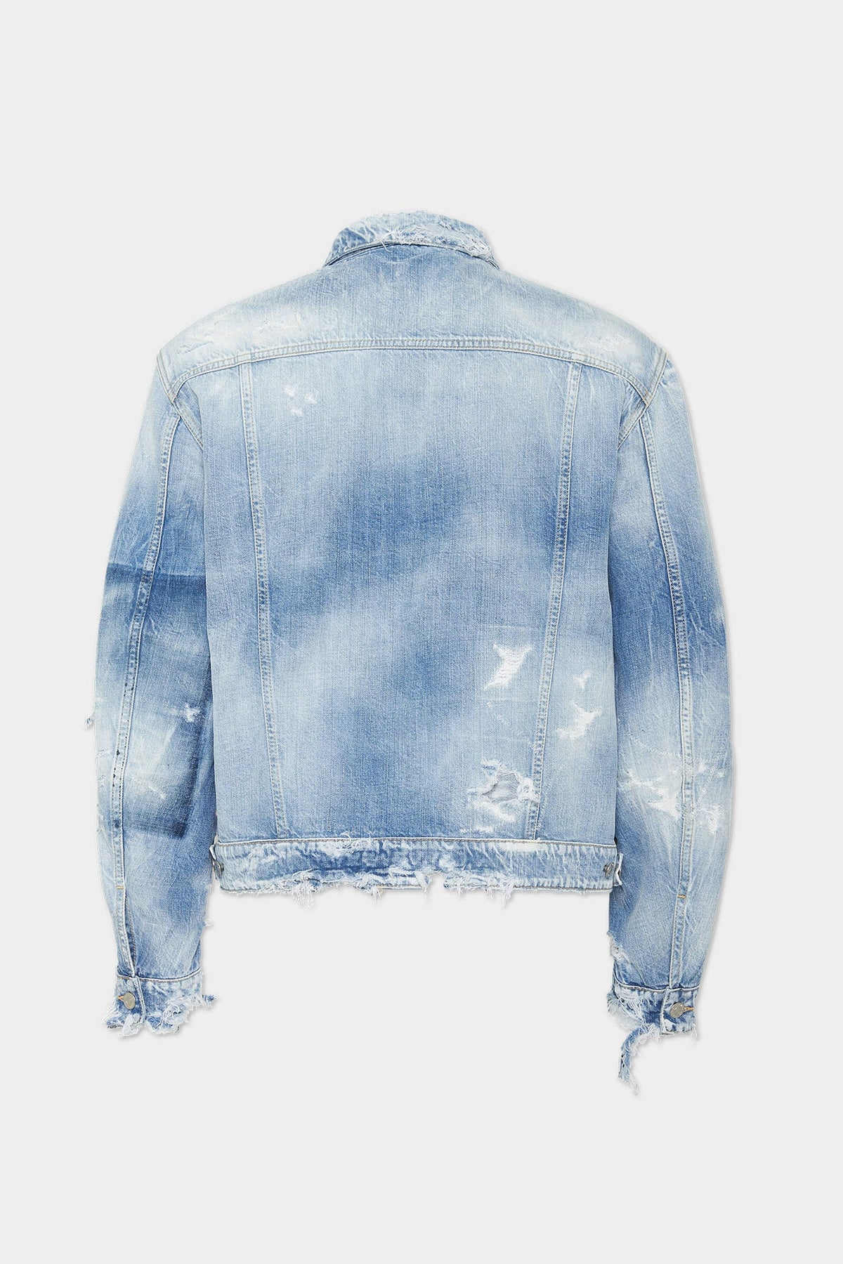 Light Ripped Wash '70s Jean Jacket