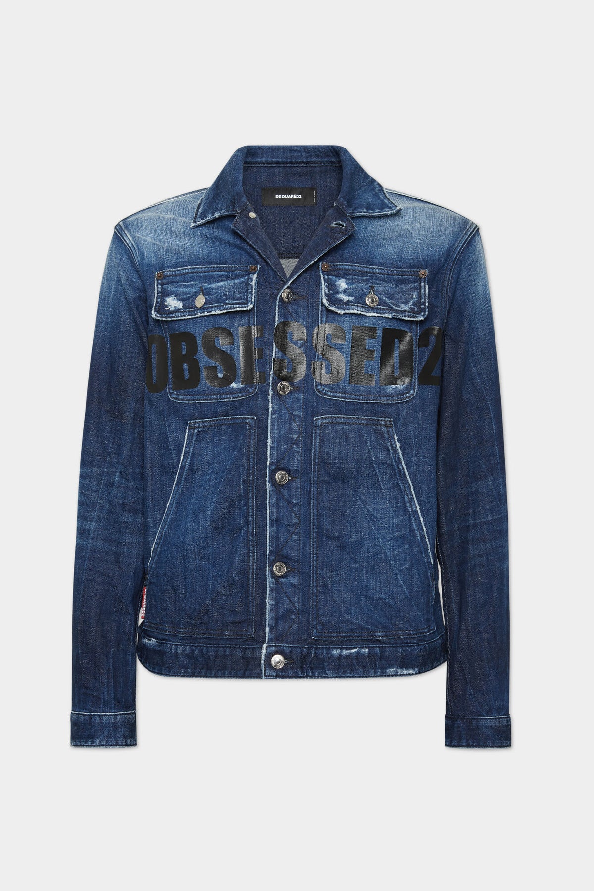 D2 Obsessed Dark Blue Denim Jacket