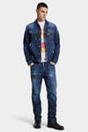D2 Obsessed Dark Blue Denim Jacket