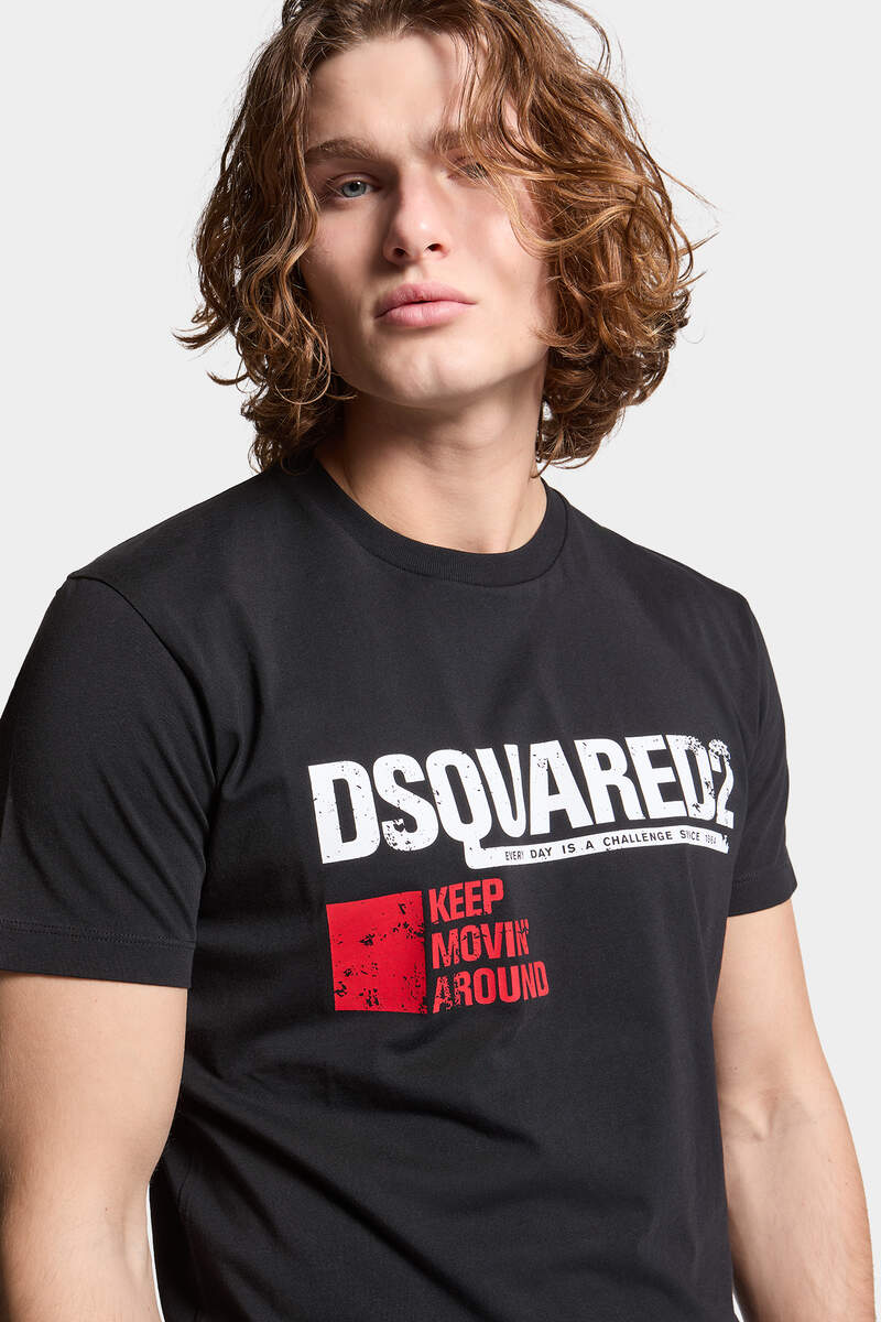 DSQUARED2 KEEP MOVING AROUND COOL FIT T-SHIRT